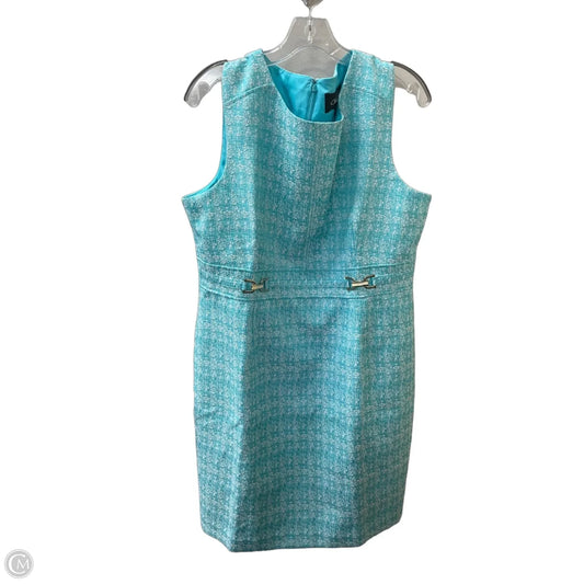 Dress Work By CHELSEA ROSE In Blue & White, Size: 1x