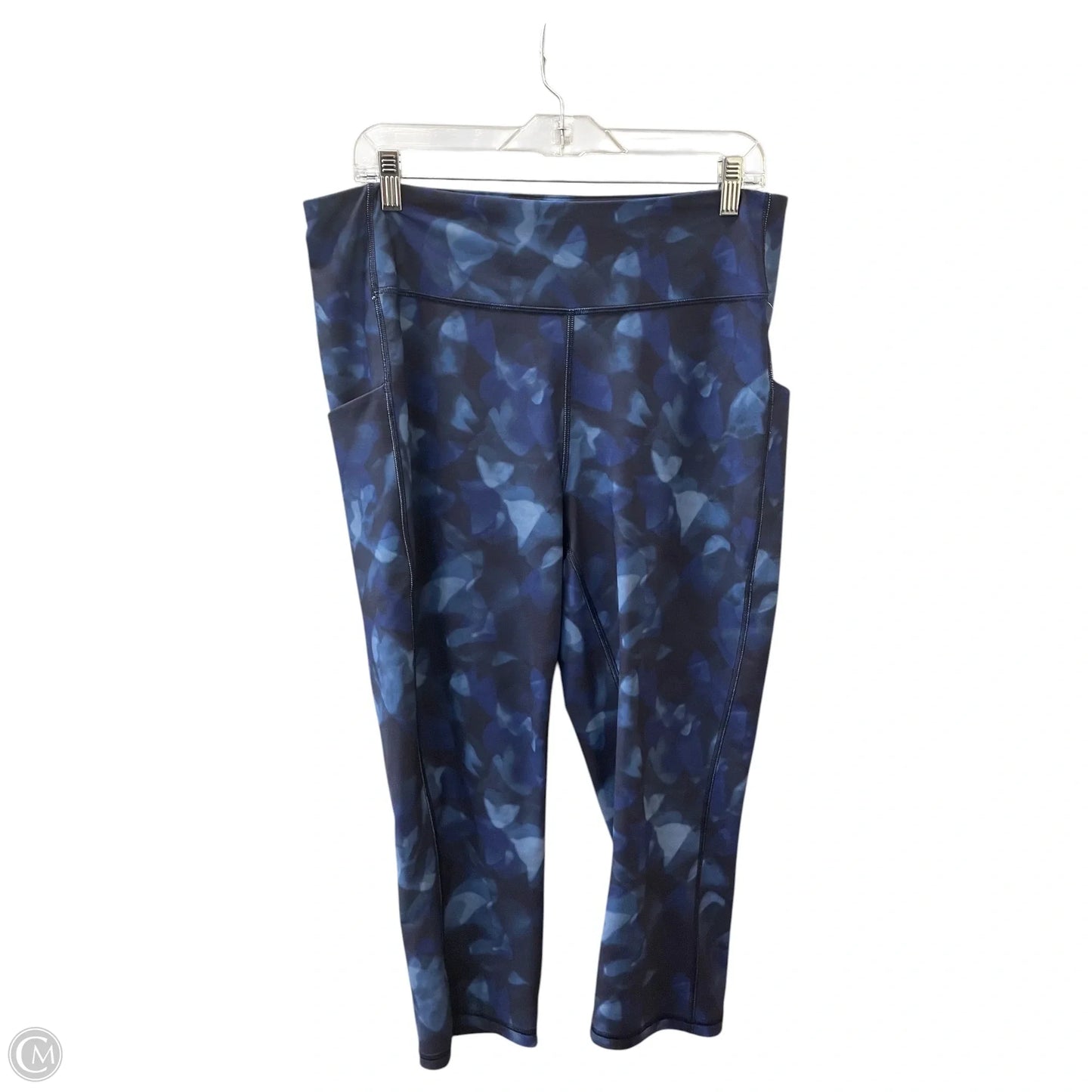 Athletic Leggings By Tek Gear In Blue, Size: 16