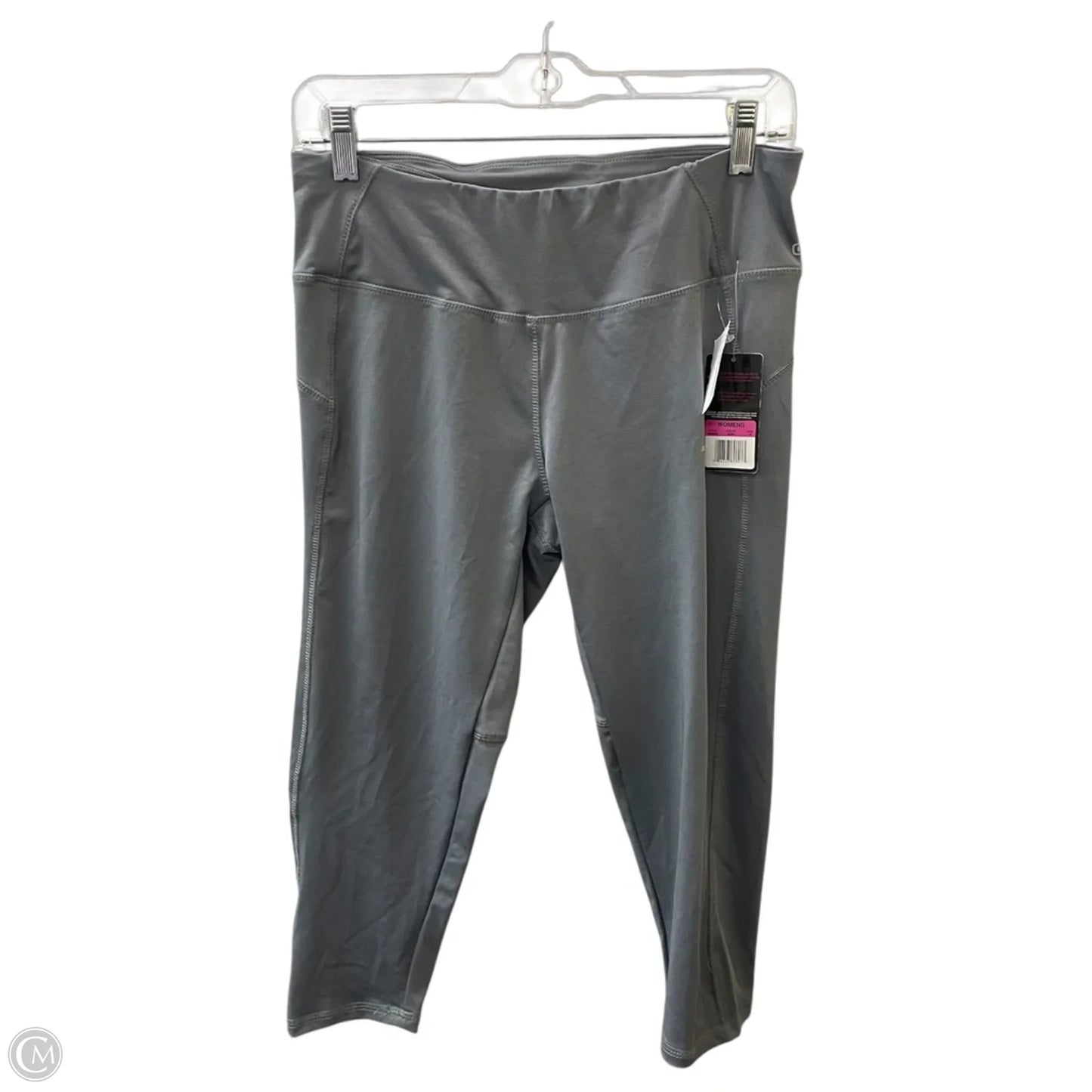 Athletic Leggings Capris By Cme In Grey, Size: 8