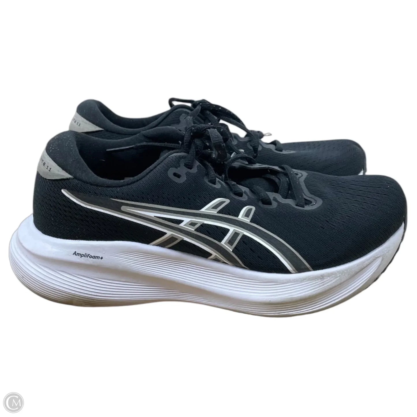 Shoes Sneakers By Asics In Black & White, Size: 8.5