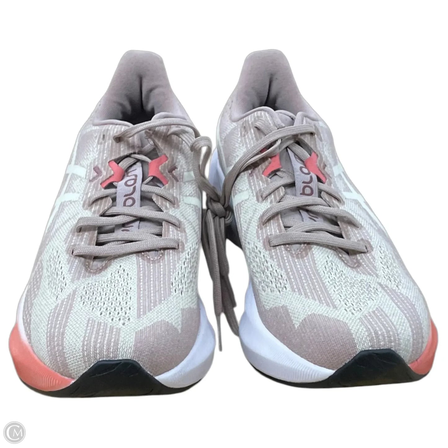 Shoes Sneakers By Asics In Cream & Pink, Size: 8.5