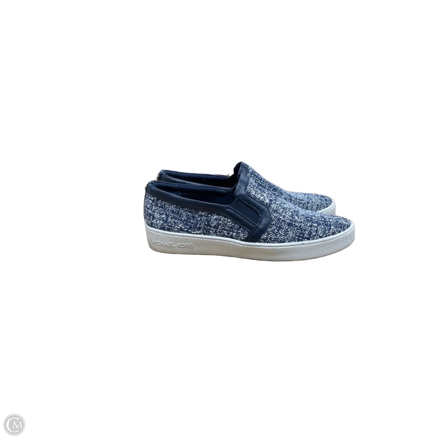 Shoes Flats By Michael By Michael Kors In Blue & White, Size: 7.5