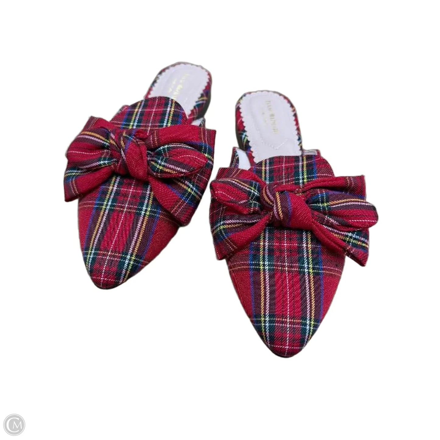 Shoes Flats By Isaac Mizrahi In Plaid Pattern, Size: 8.5