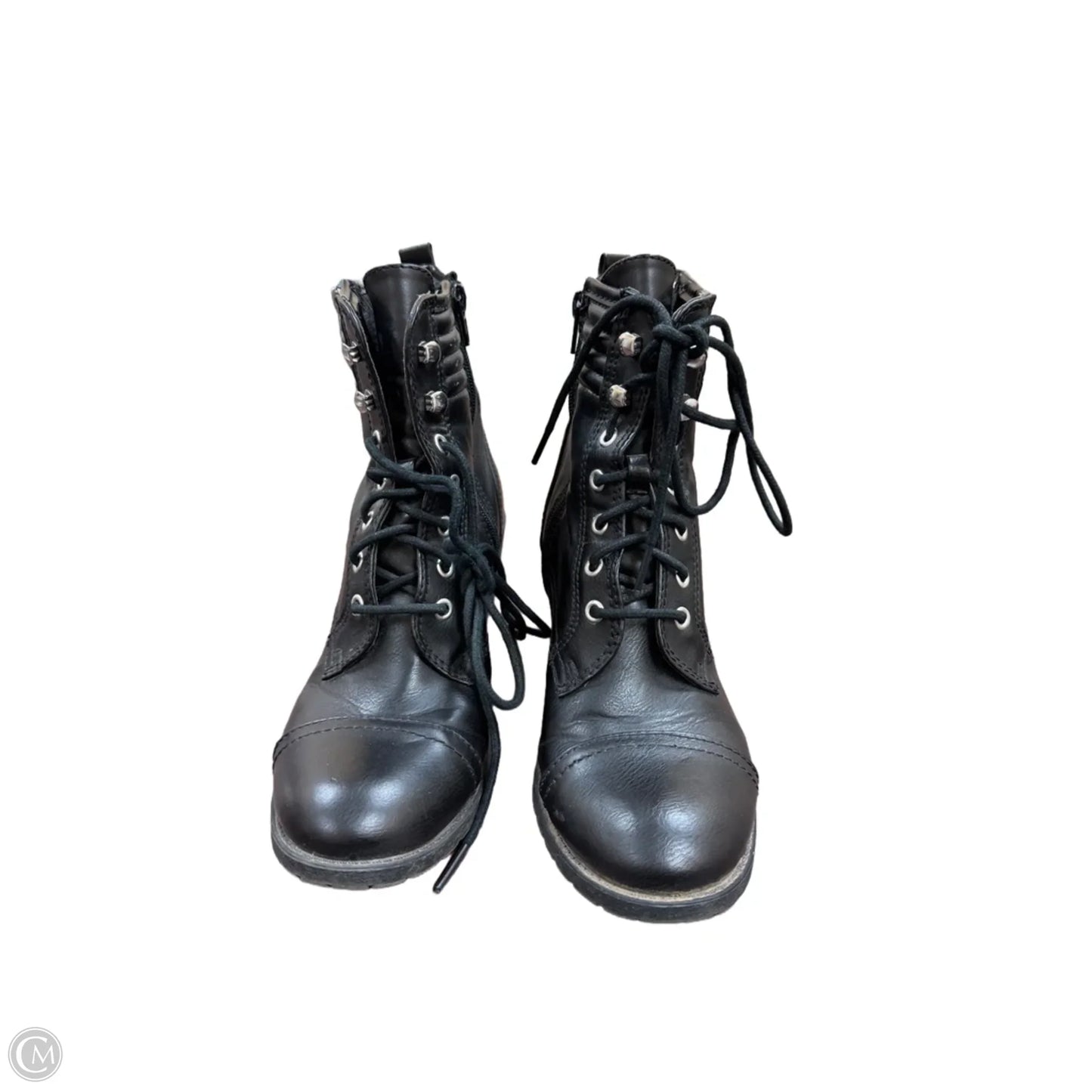 Boots Combat By Rampage In Black, Size: 9