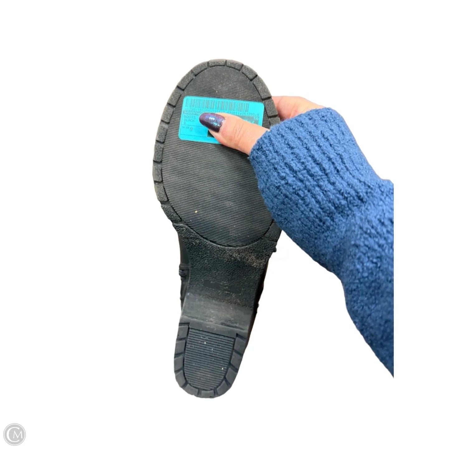 Boots Combat By Rampage In Black, Size: 9