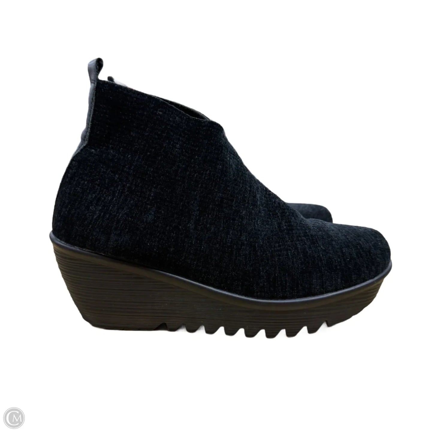 Shoes Heels Wedge By Bernie Mev In Black, Size: 9