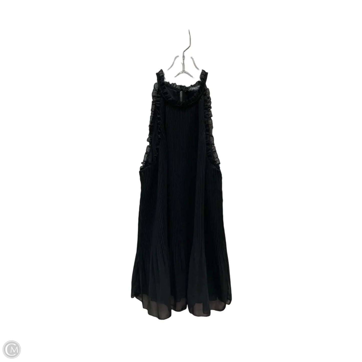 Blouse Sleeveless By Liverpool In Black, Size: S