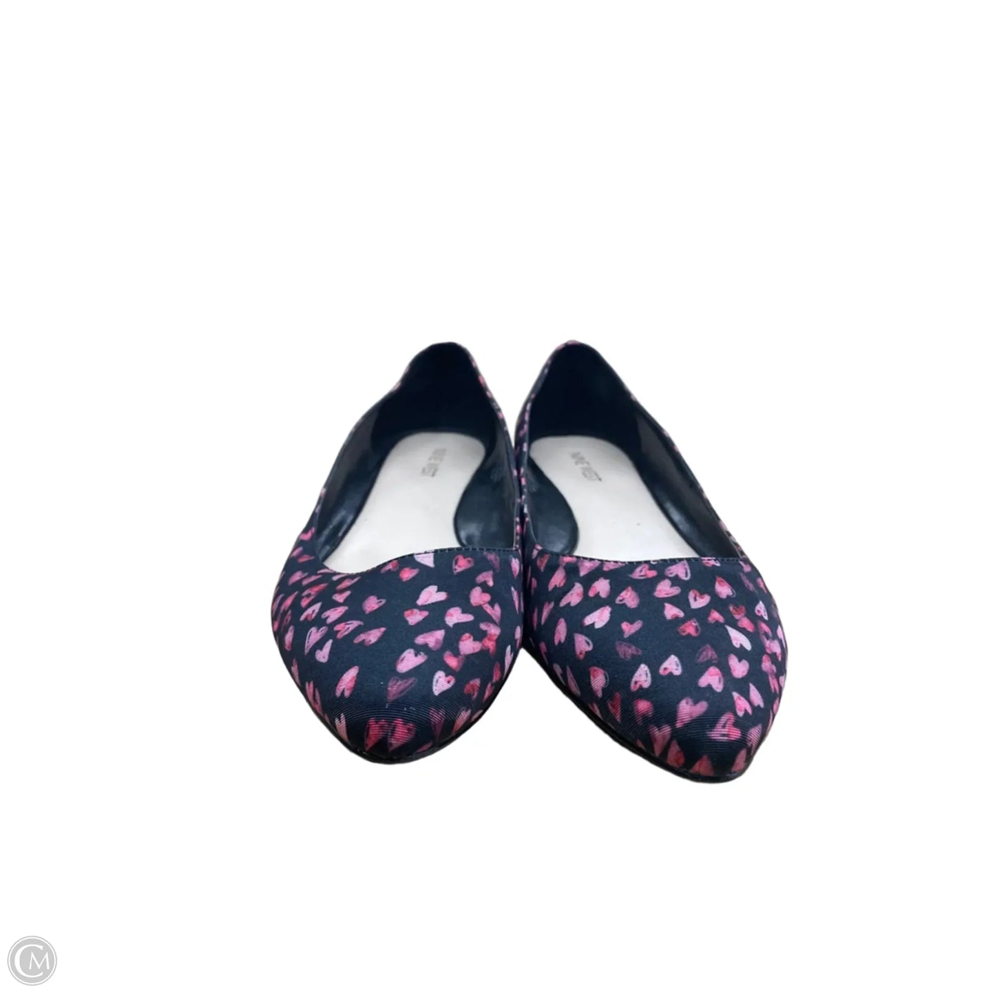 Shoes Flats By Nine West In Black & Pink, Size: 9.5