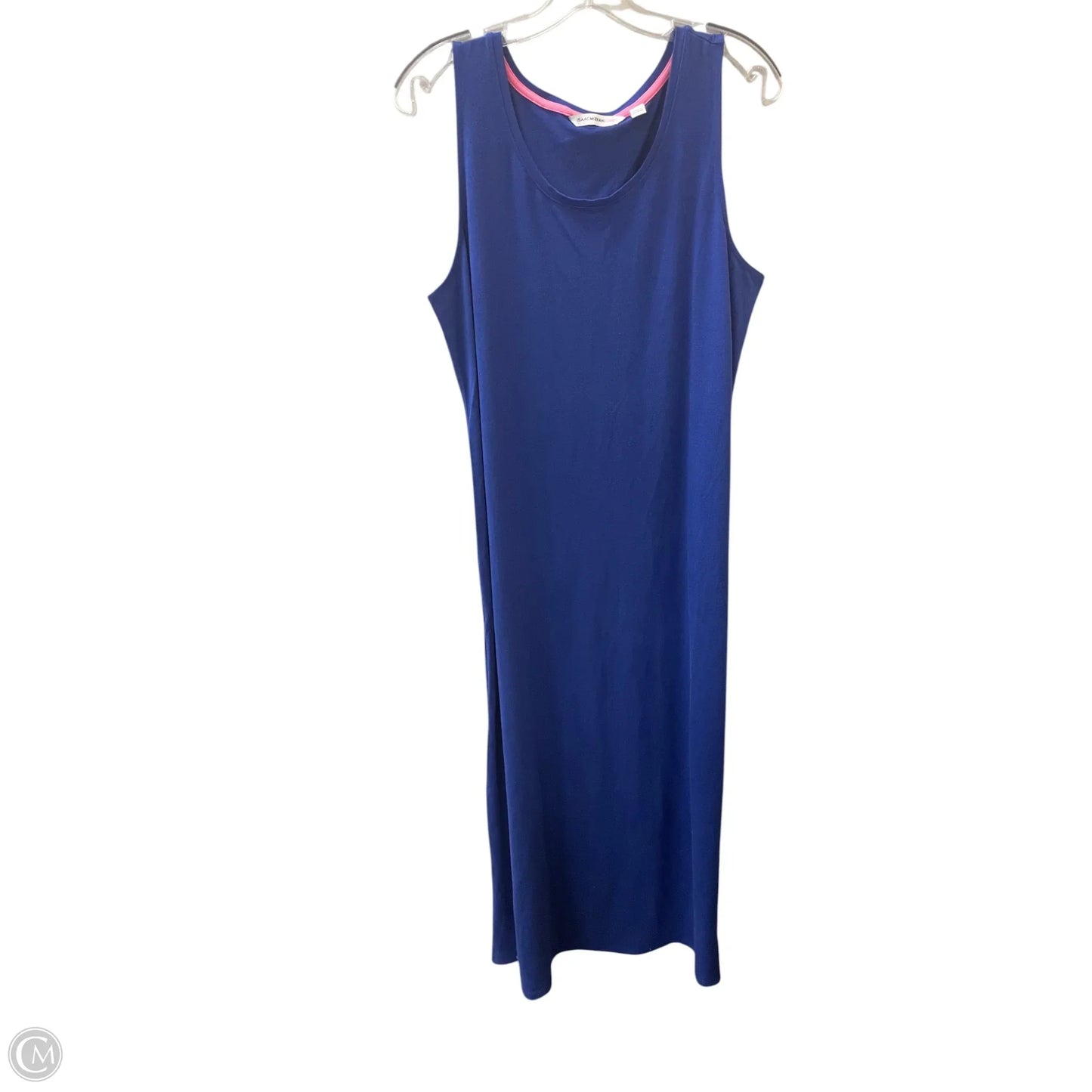 Dress Casual Maxi By Isaac Mizrahi Live Qvc In Blue, Size: M