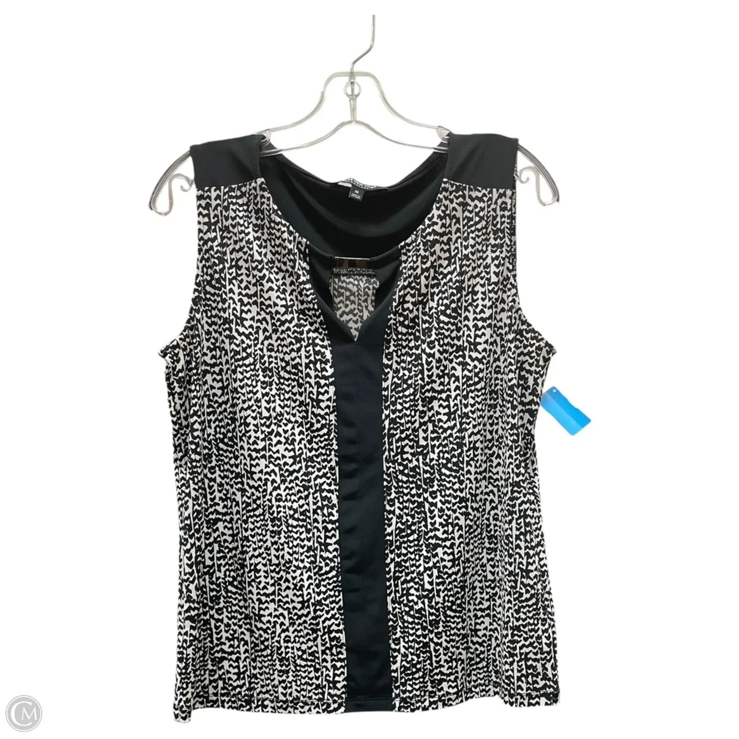 Top Short Sleeve By Jones New York In Black, Size: M