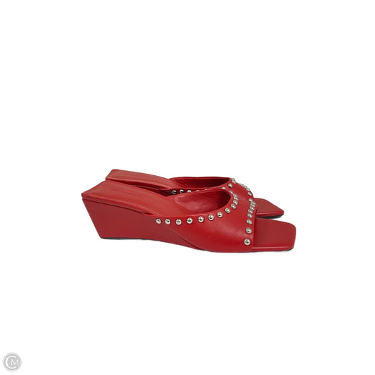 Sandals Designer By Rebecca Minkoff In Red, Size: 9