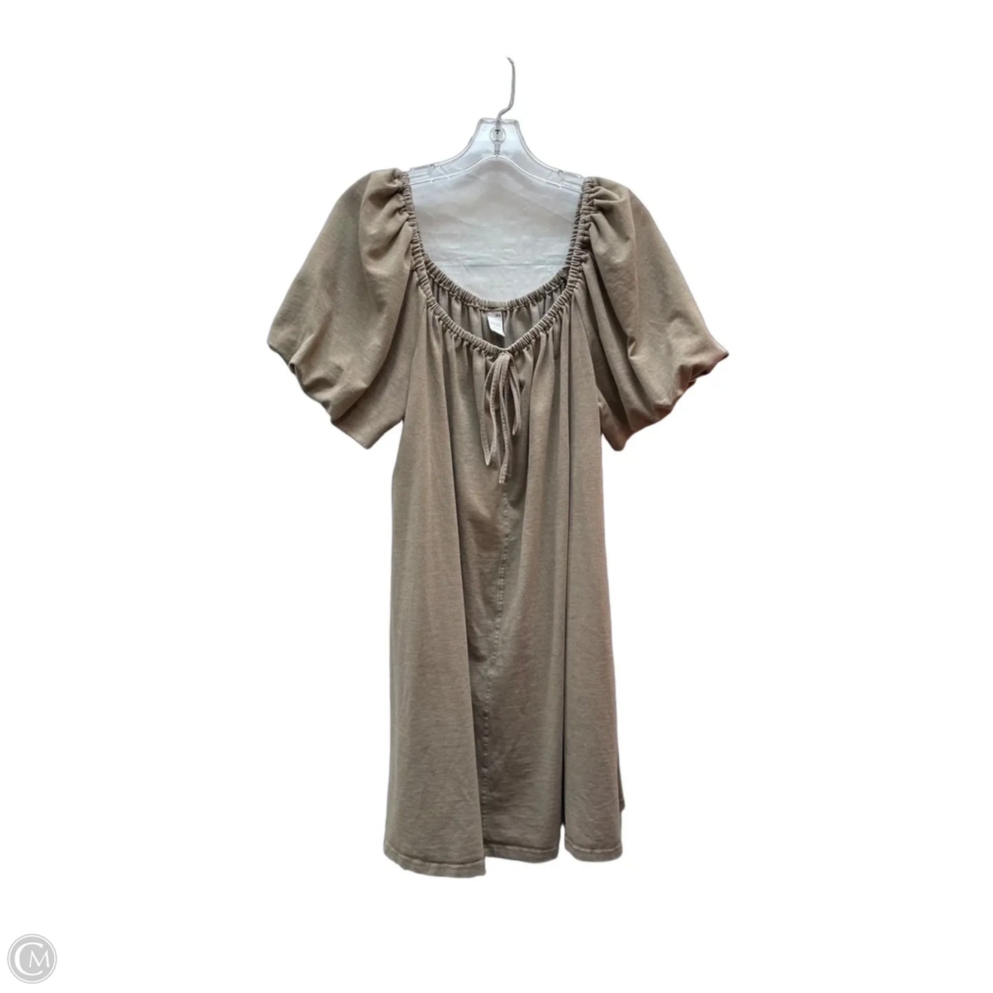 Dress Casual Short By Exlura In Tan, Size: Xl