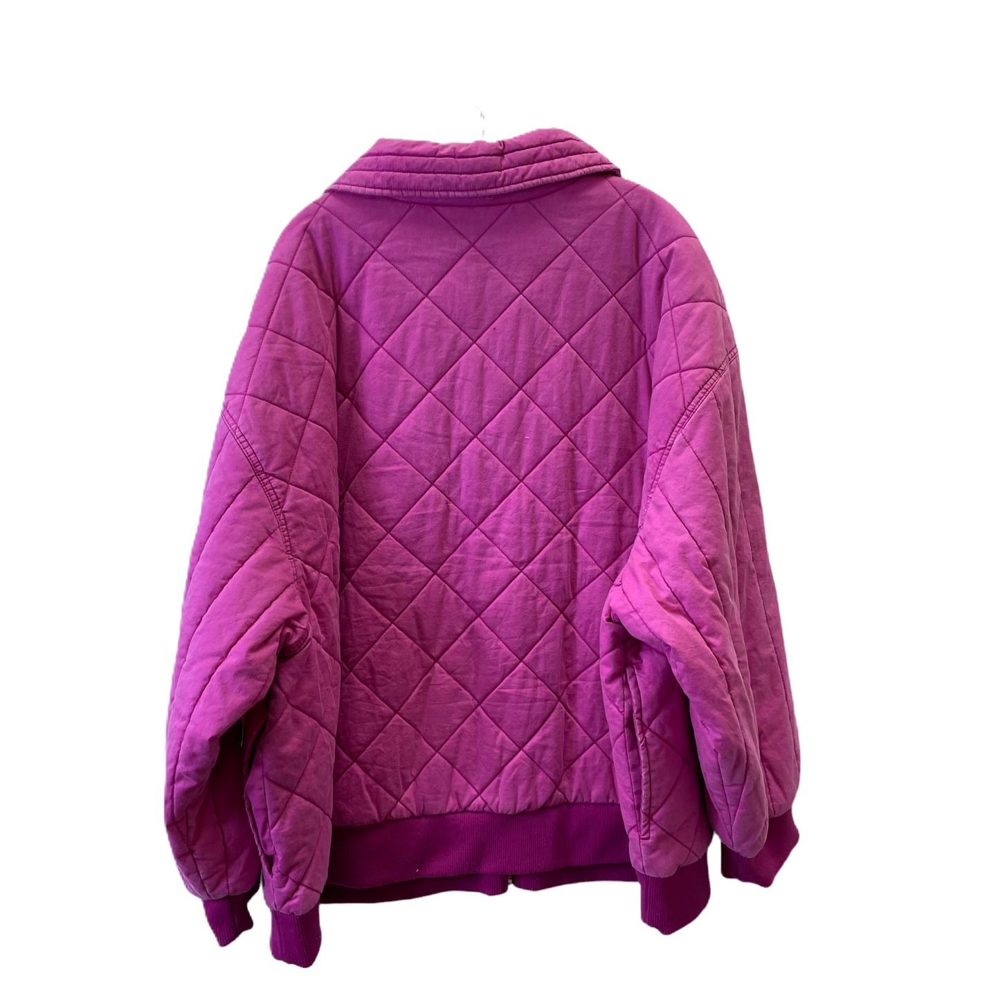 Fuschia Jacket Puffer & Quilted By Wild Fable, Size: 3x