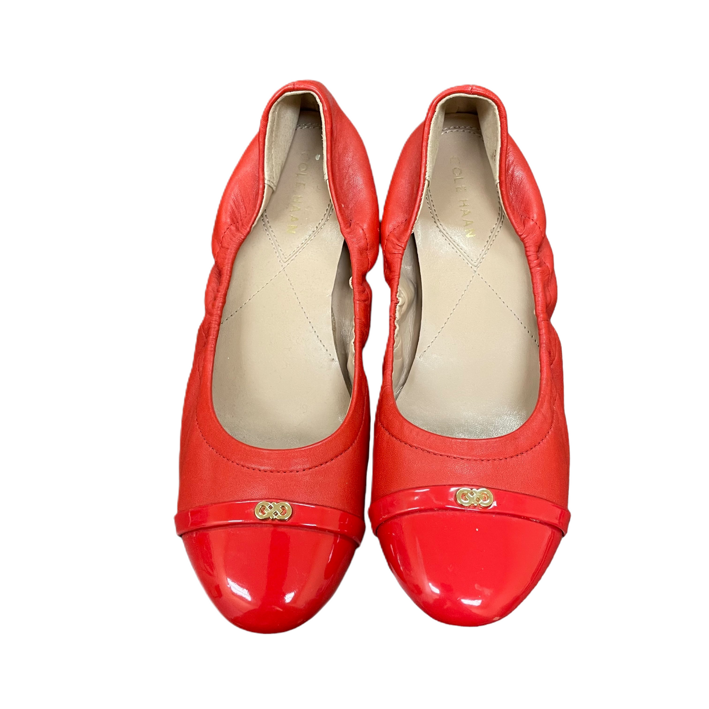 Red Shoes Flats By Cole-haan, Size: 6.5