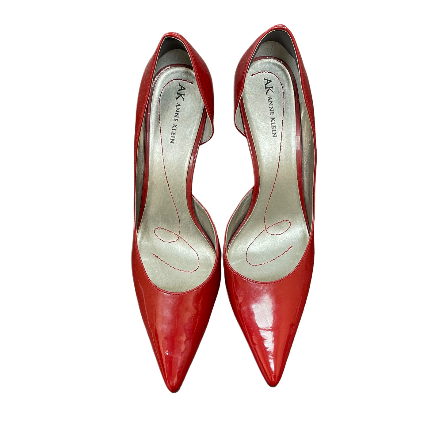 Red Shoes Heels Stiletto By Anne Klein, Size: 11