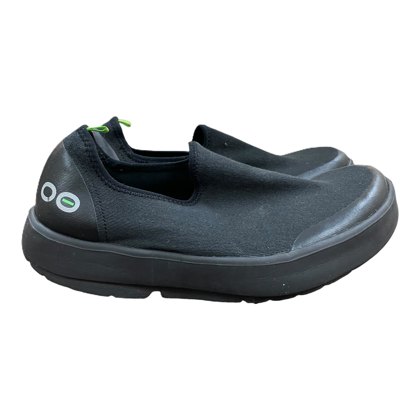 Black Shoes Sneakers By Oofos, Size: 8