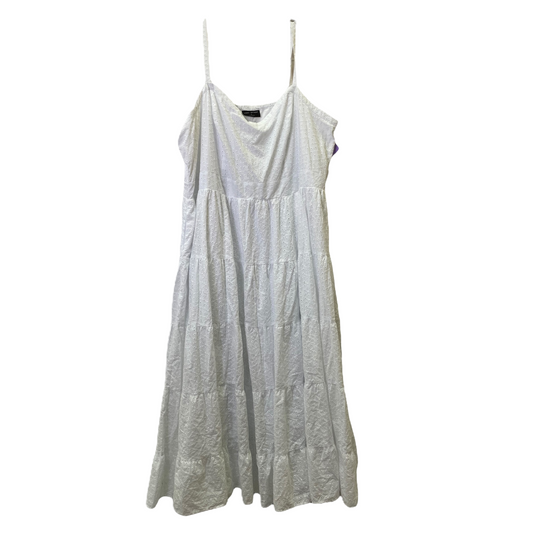 White Dress Casual Maxi By Lane Bryant, Size: 4x