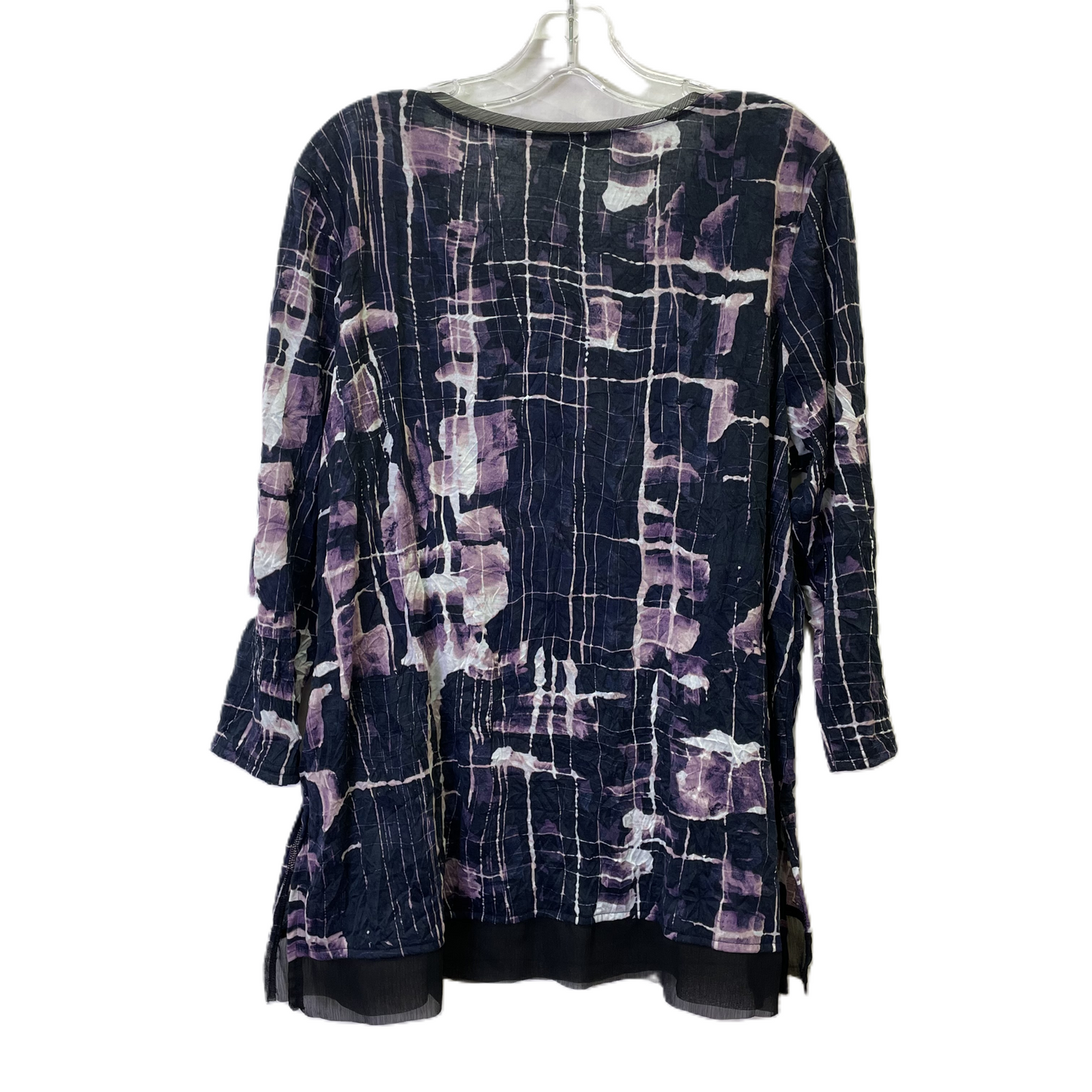 Top Long Sleeve By Simply Vera In Purple, Size: Xl