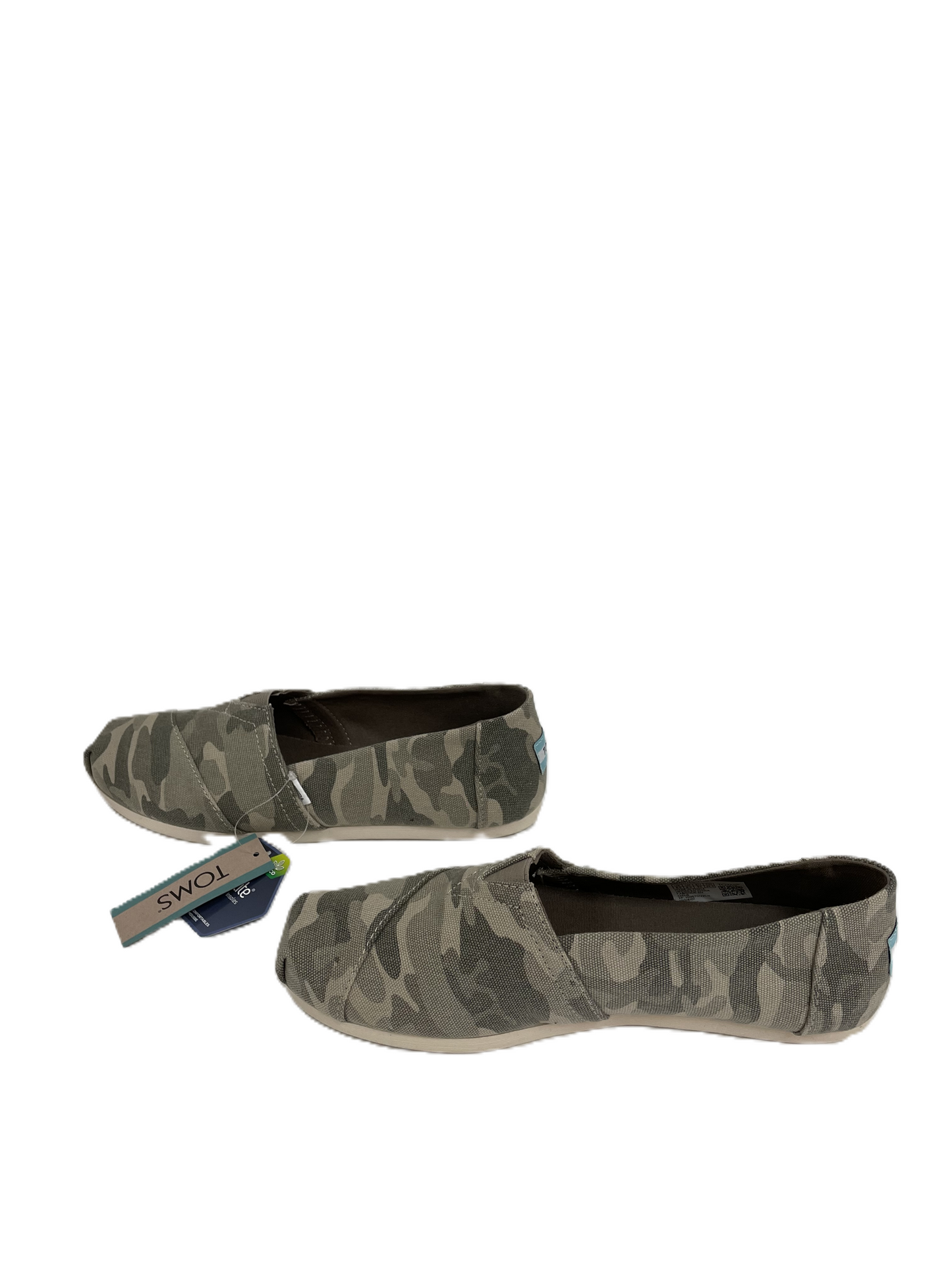 Shoes Flats By Toms In Camouflage Print, Size: 8.5