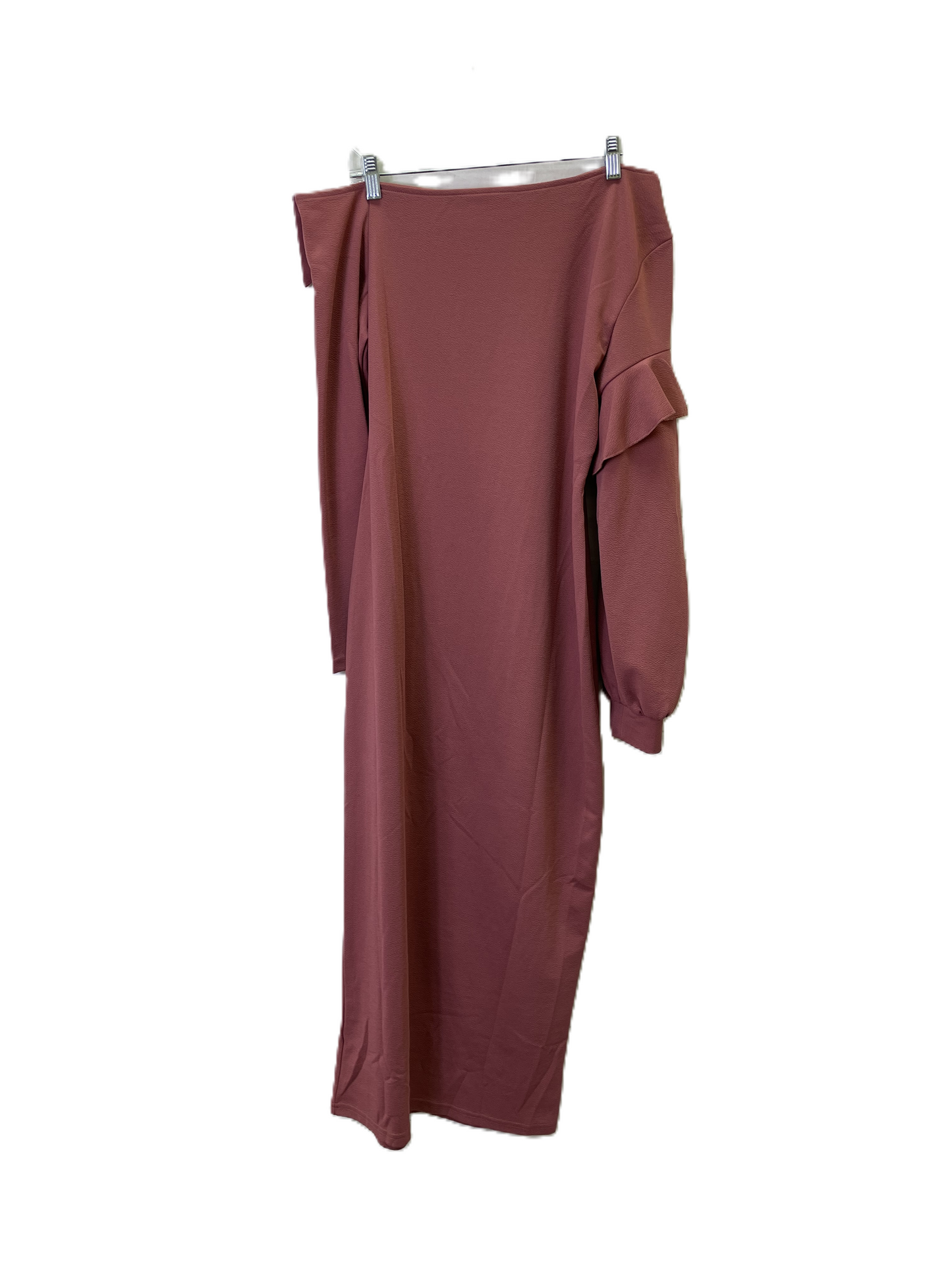 Dress Casual Maxi By Shein In Pink, Size: Xl