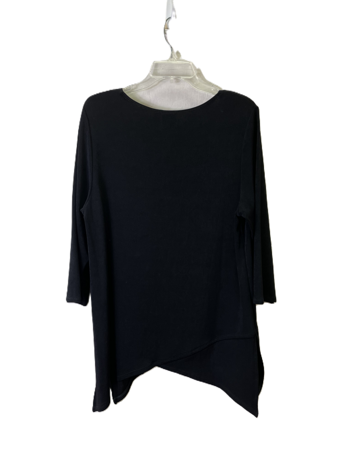 Top Long Sleeve By Chicos In Black, Size: L