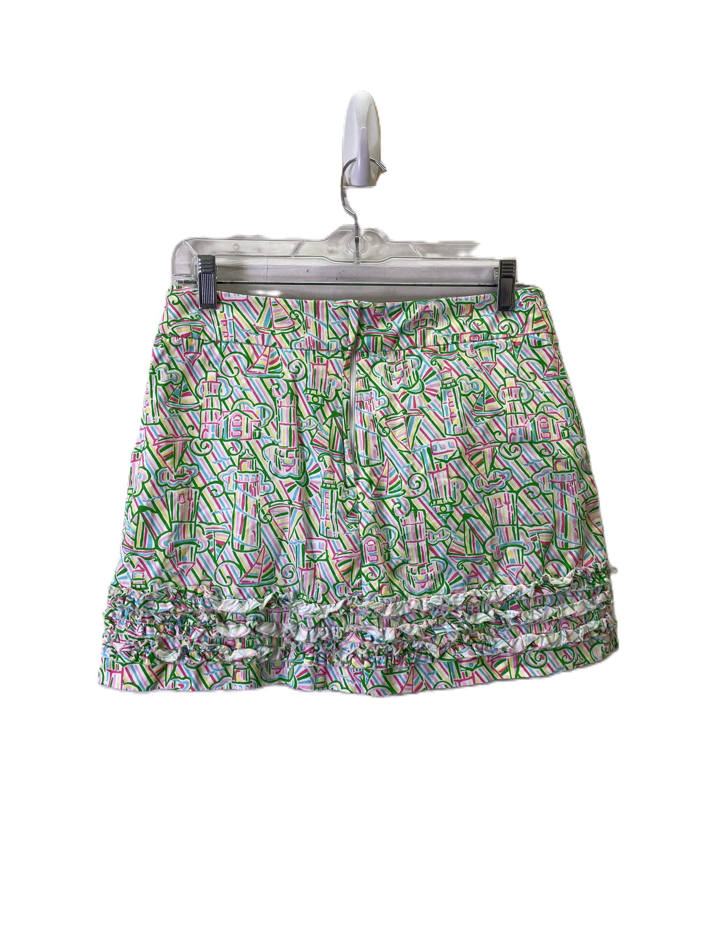 Skort Designer By Lilly Pulitzer In Green, Size: Xs