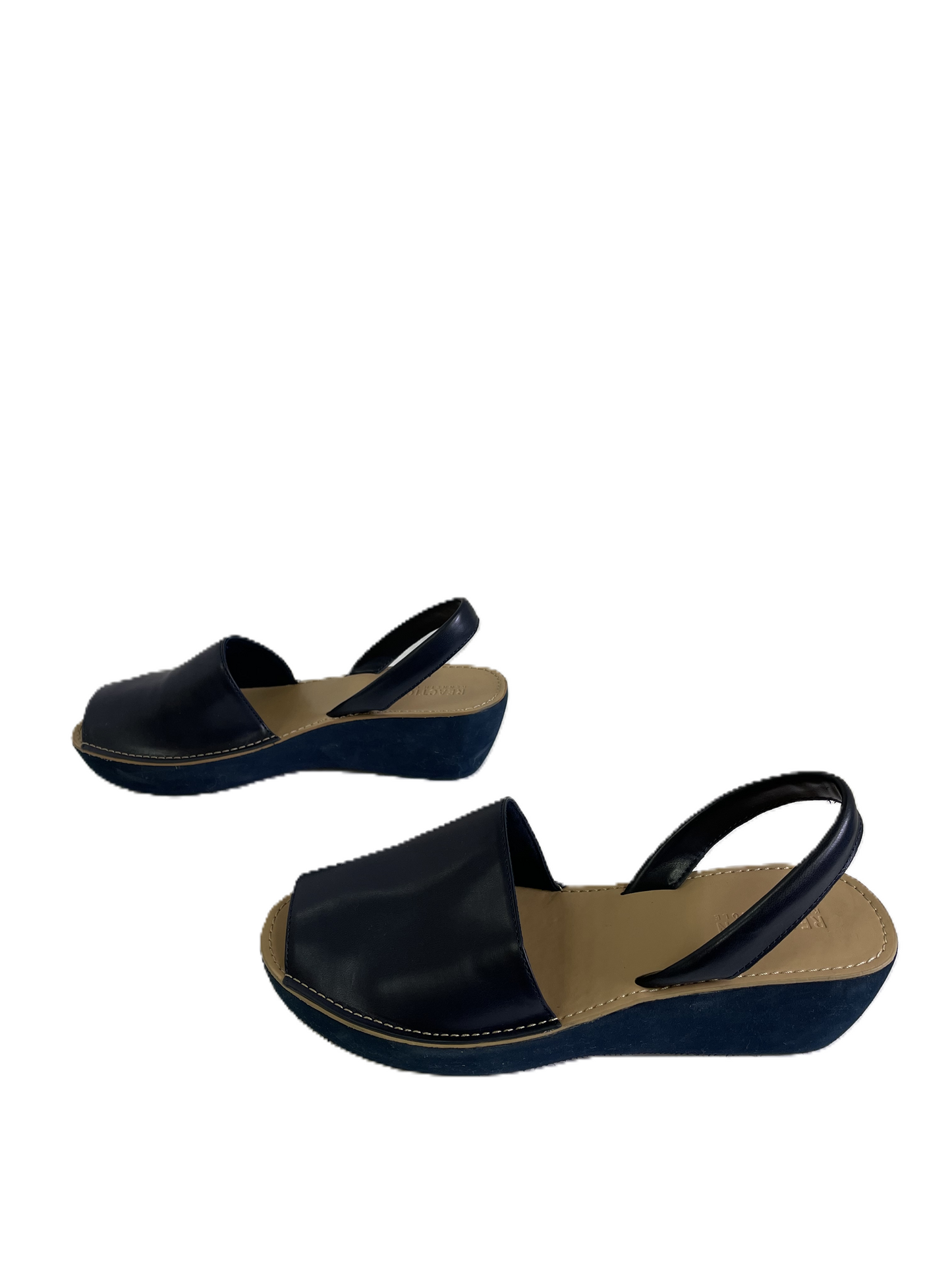 Sandals Heels Wedge By Kenneth Cole Reaction In Blue, Size: 8.5