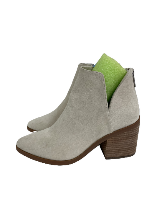 Boots Ankle Heels By Dolce Vita In Taupe, Size: 8.5