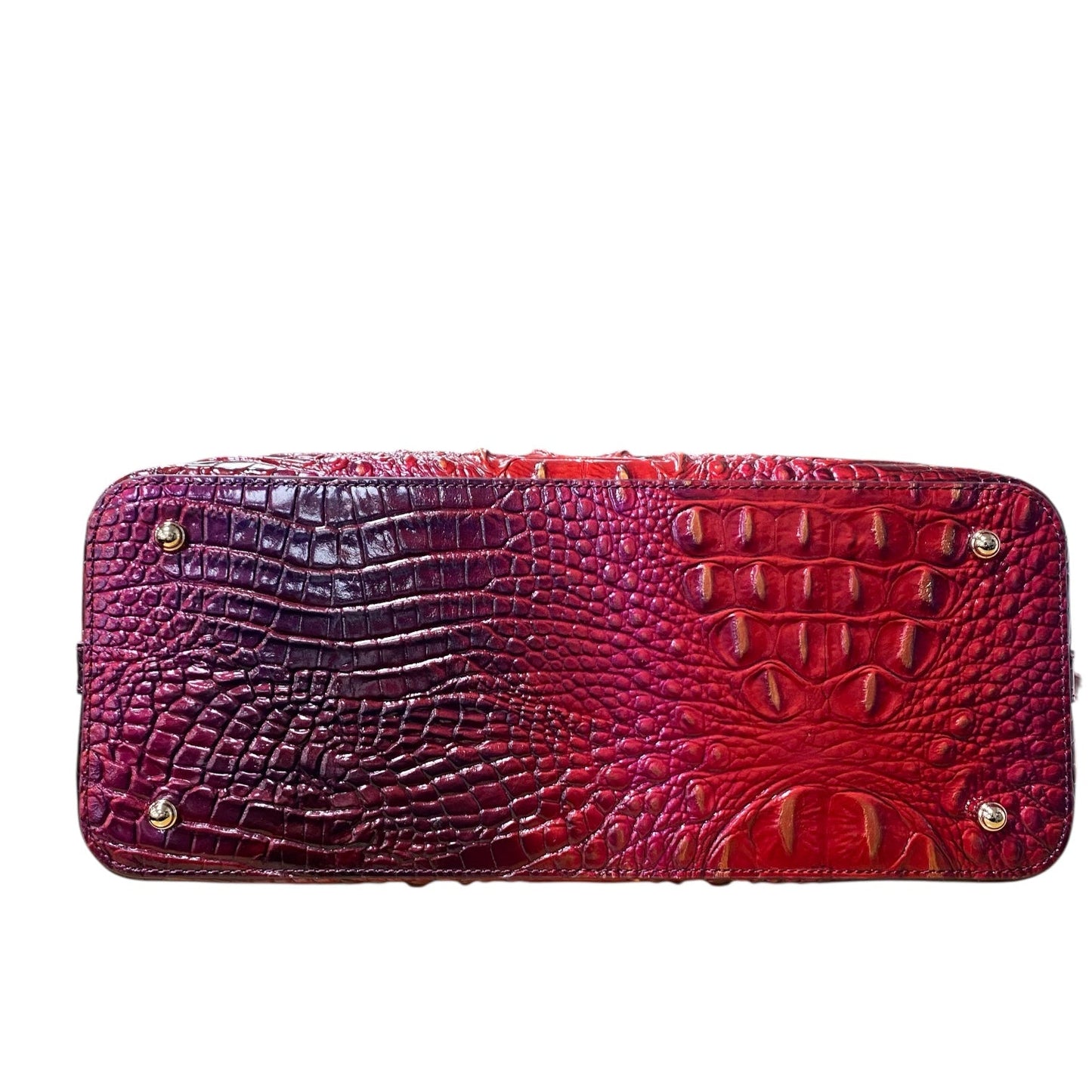 Handbag Designer By Brahmin In Red, Size:Large