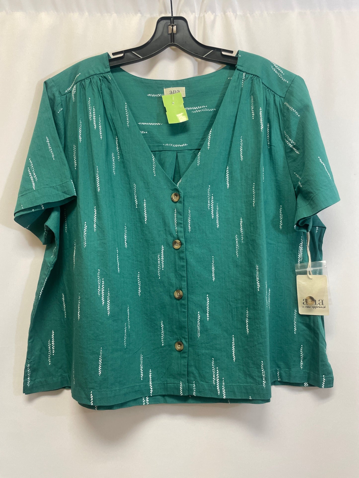 Top Short Sleeve By Ana  Size: Xl