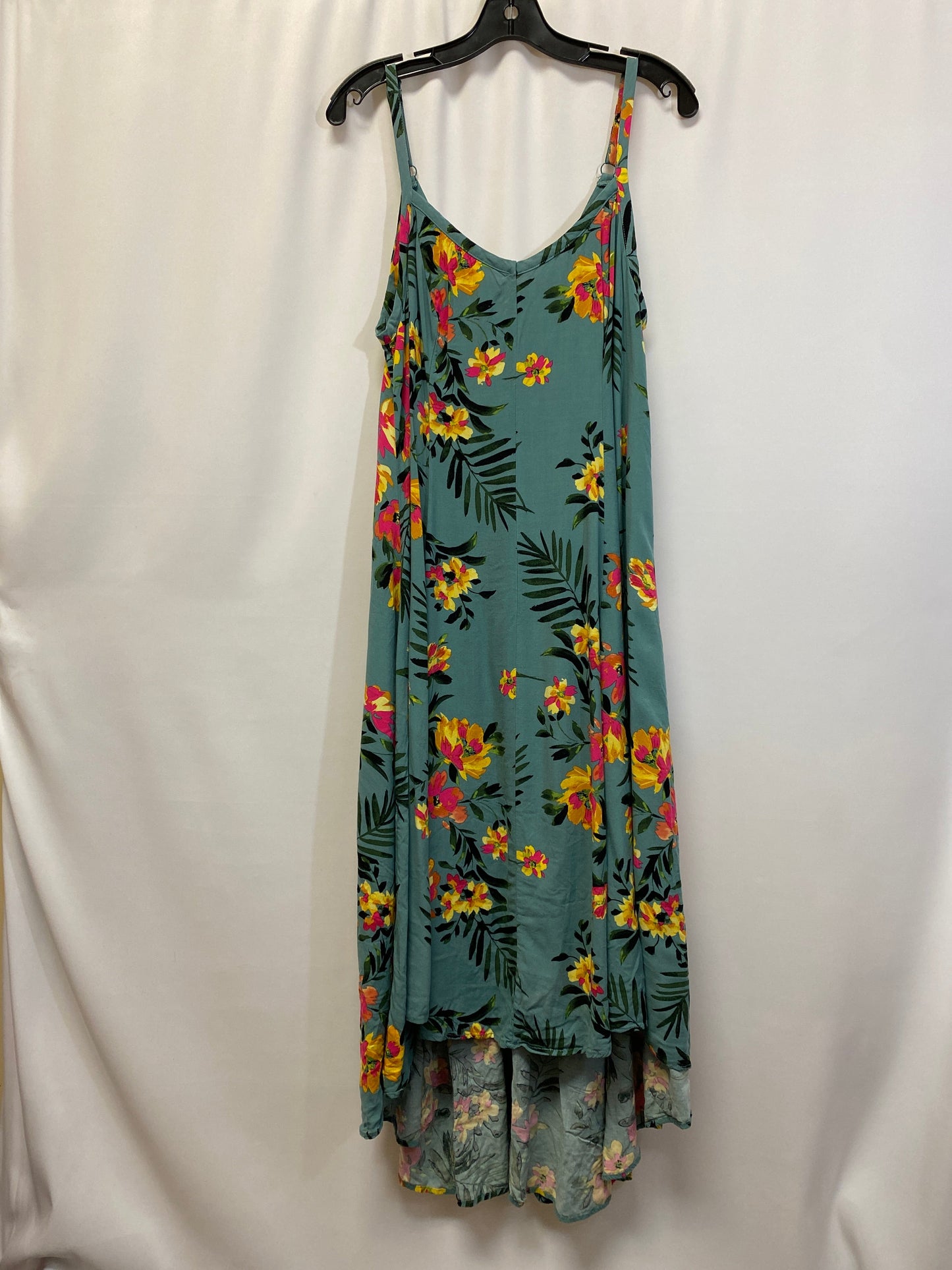 Green Dress Casual Maxi Torrid, Size M