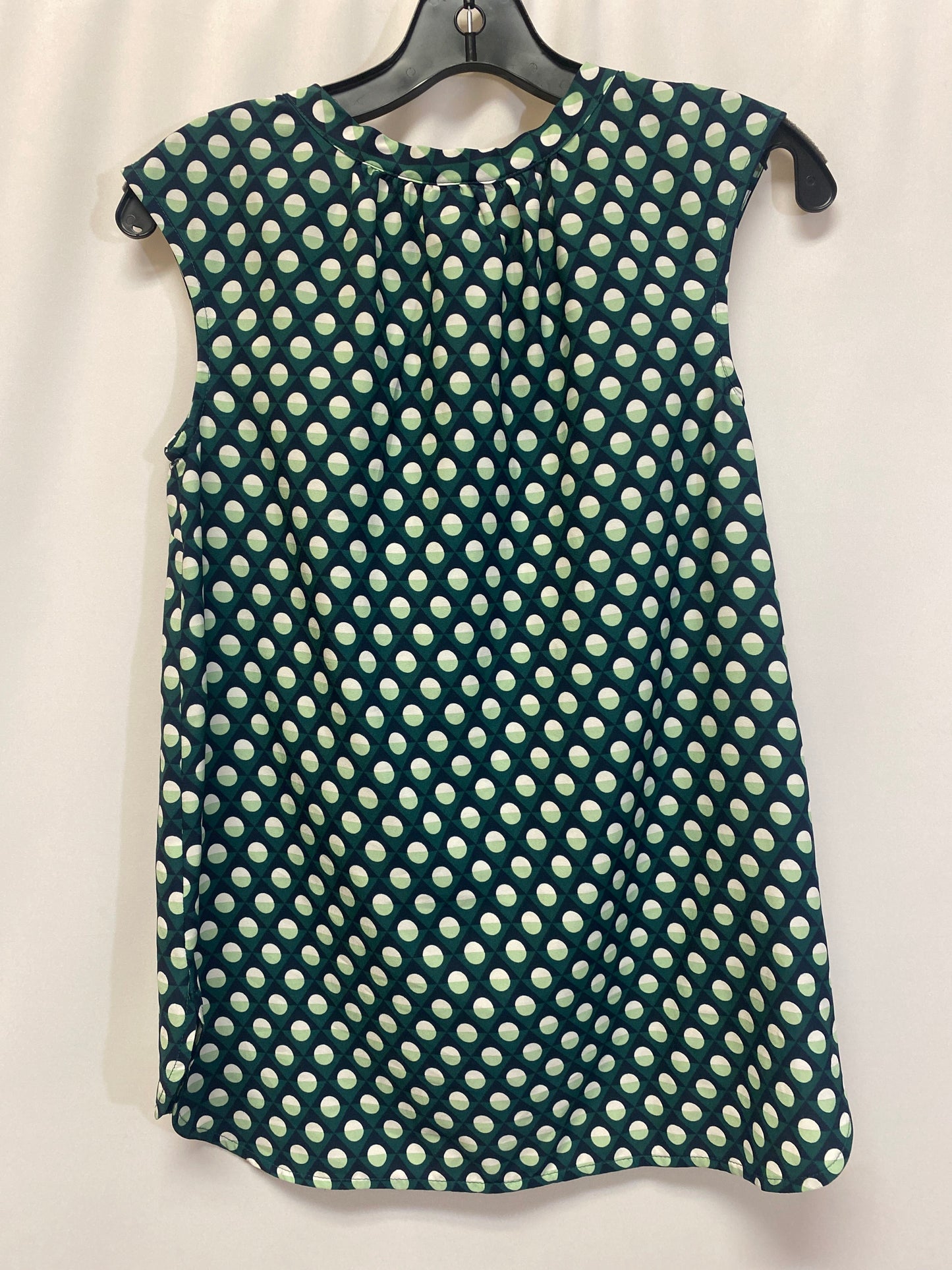 Green Top Sleeveless Merona, Size Xs