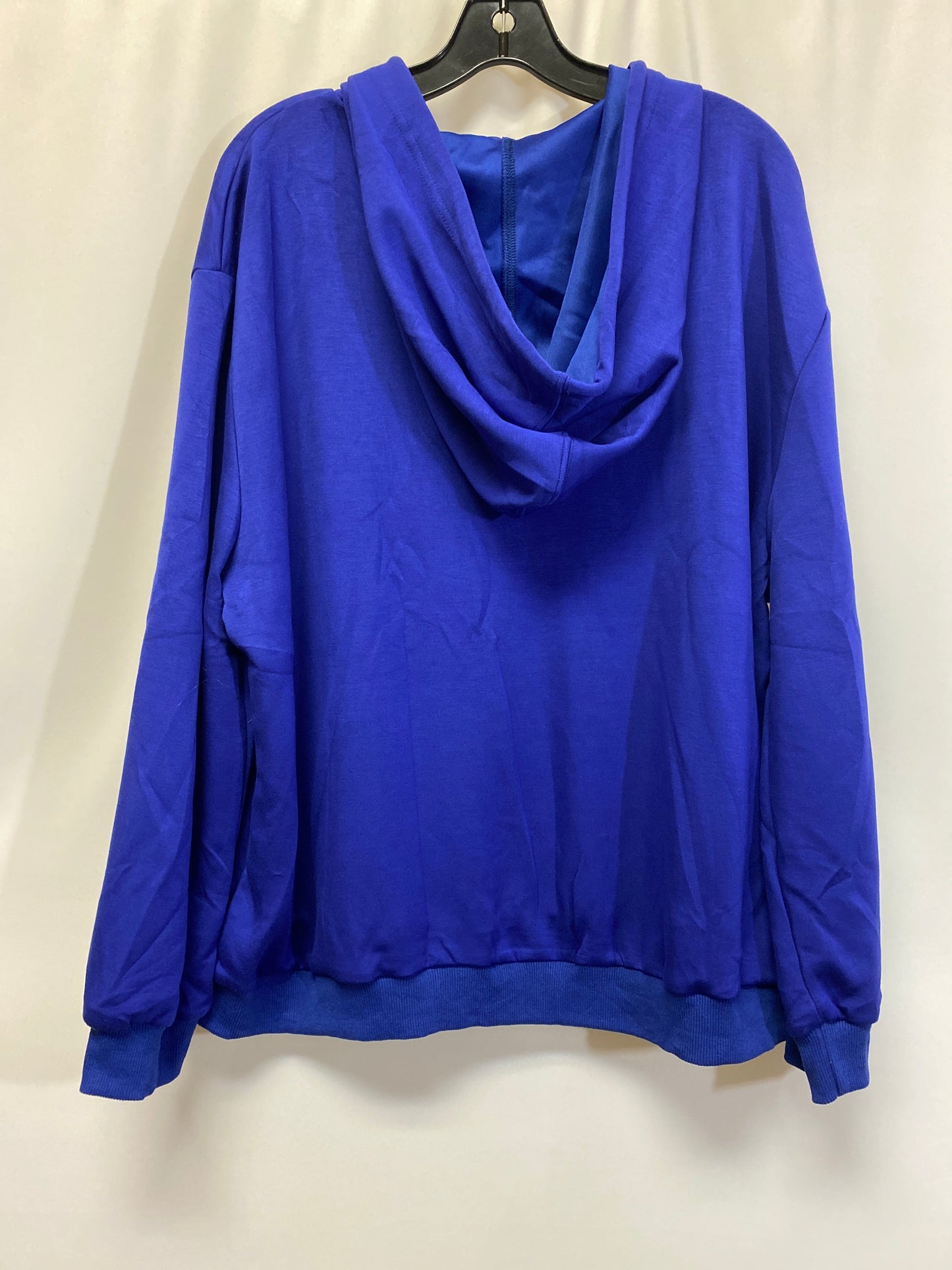 Blue Sweatshirt Hoodie Clothes Mentor, Size 2x