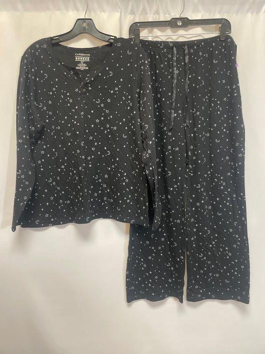 Black Pajamas 2pc Croft And Barrow, Size Xl