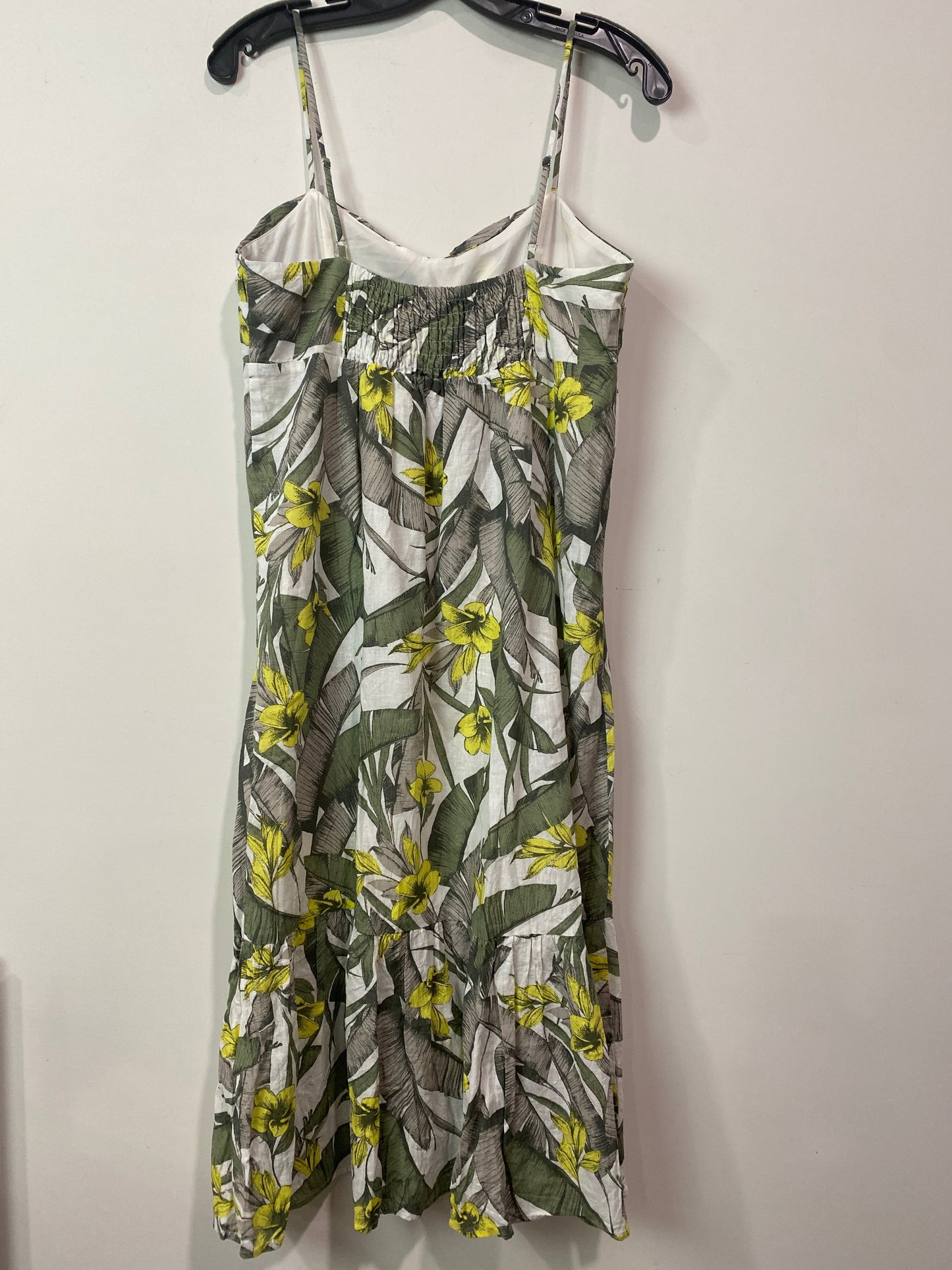 Yellow Dress Casual Maxi Banana Republic, Size M