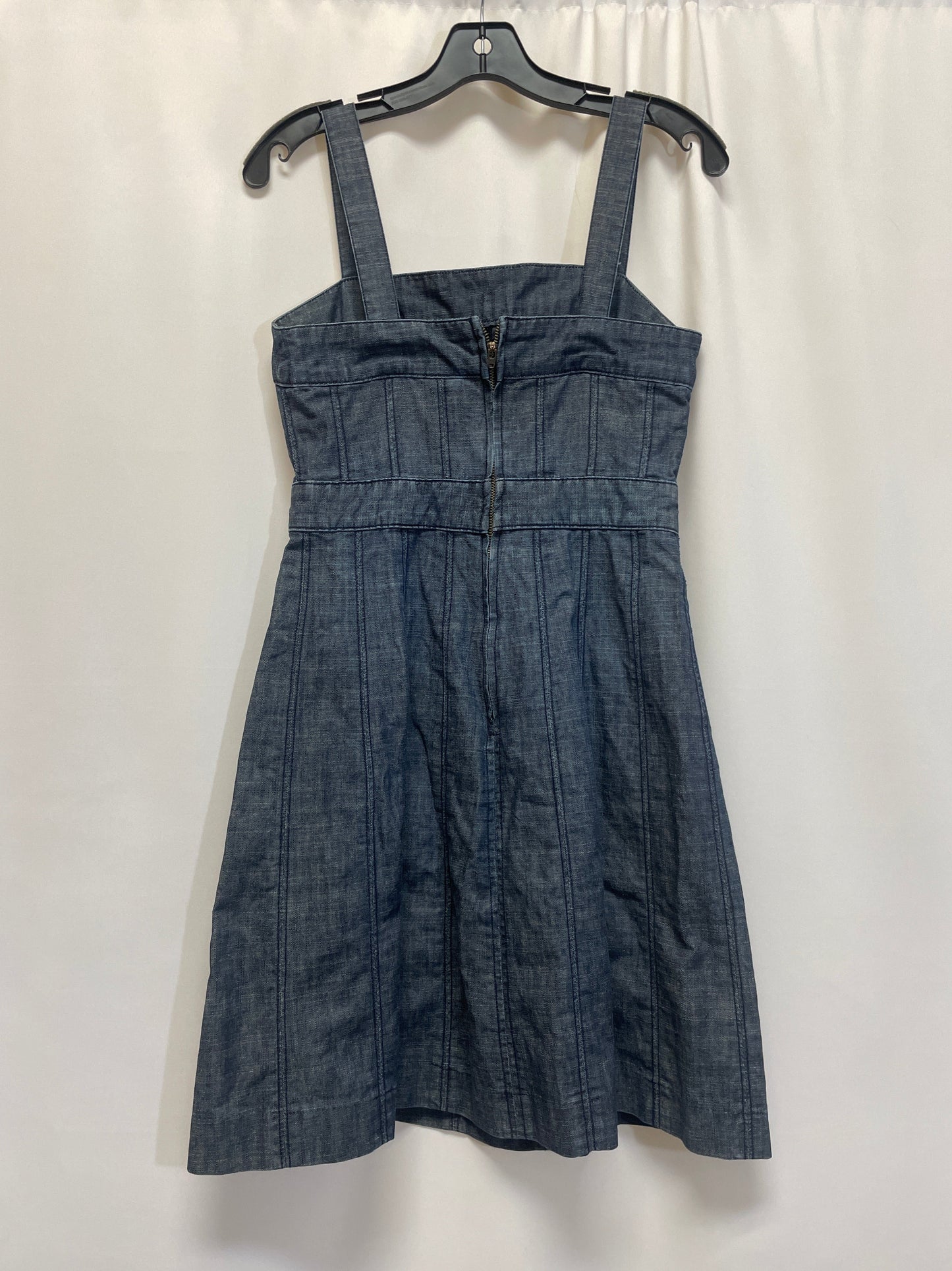 Blue Denim Dress Casual Midi Gap, Size Xs