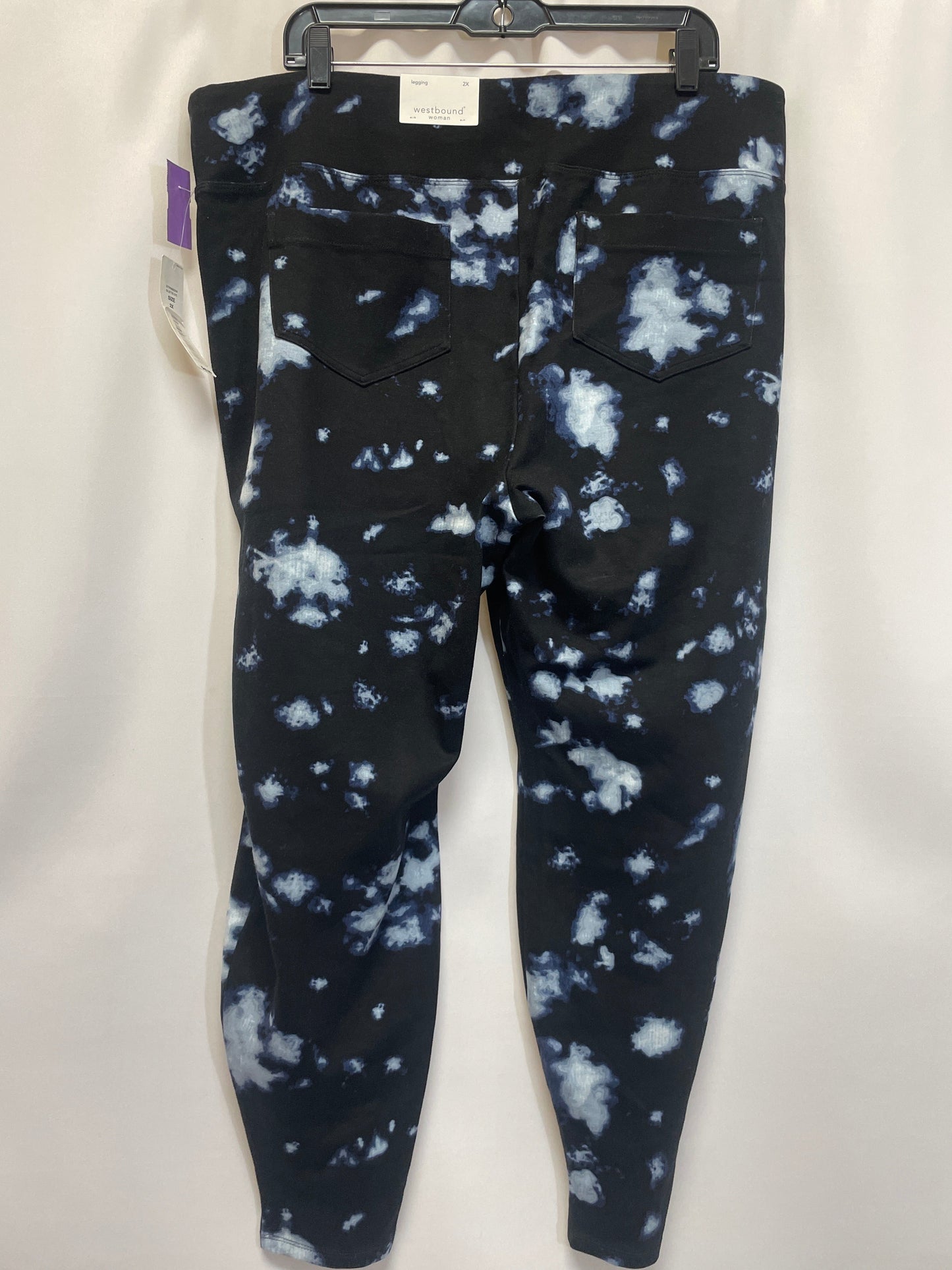 Black Athletic Leggings West Bound, Size 2x