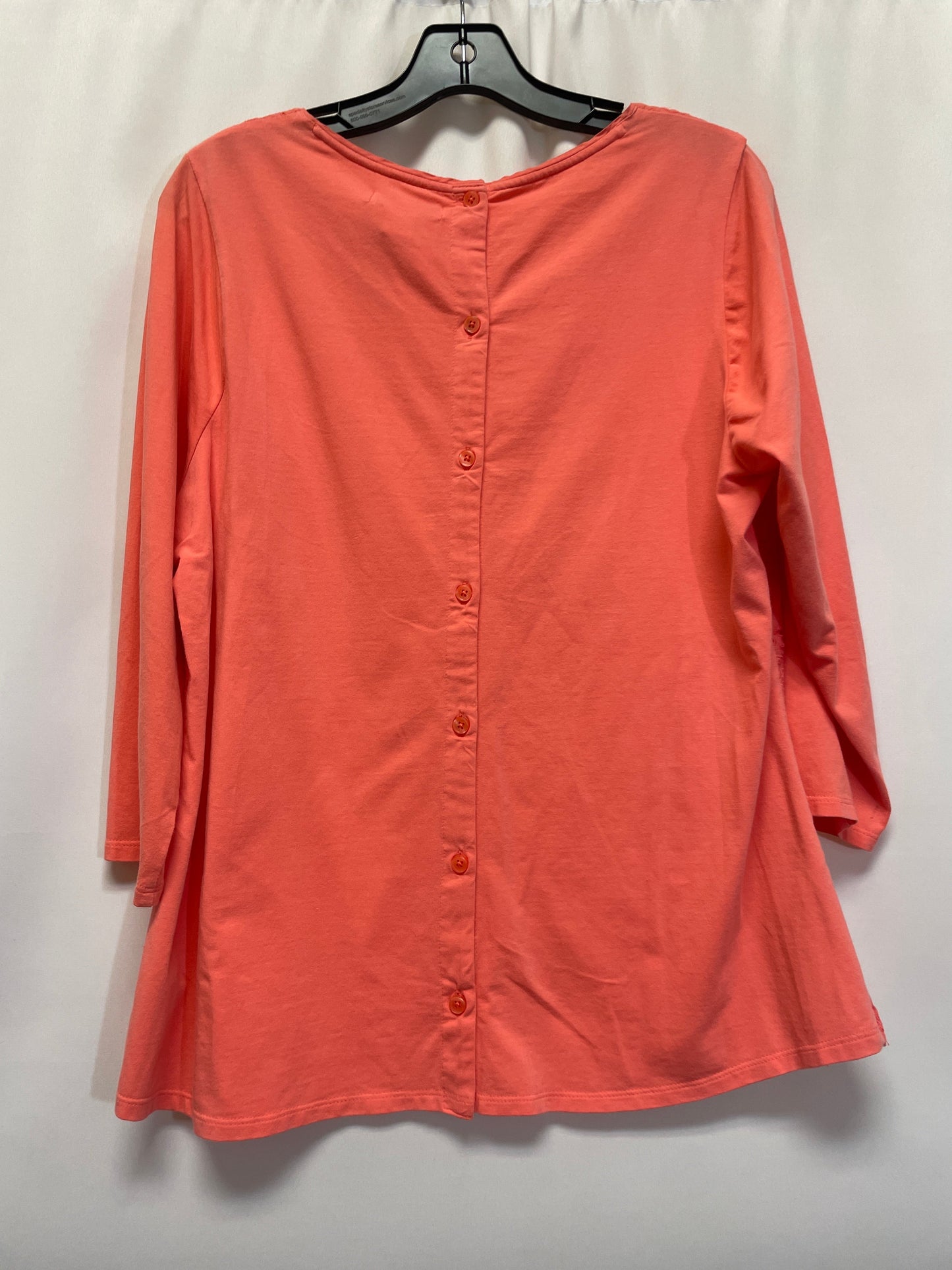 Pink Top Long Sleeve Coldwater Creek, Size Xl