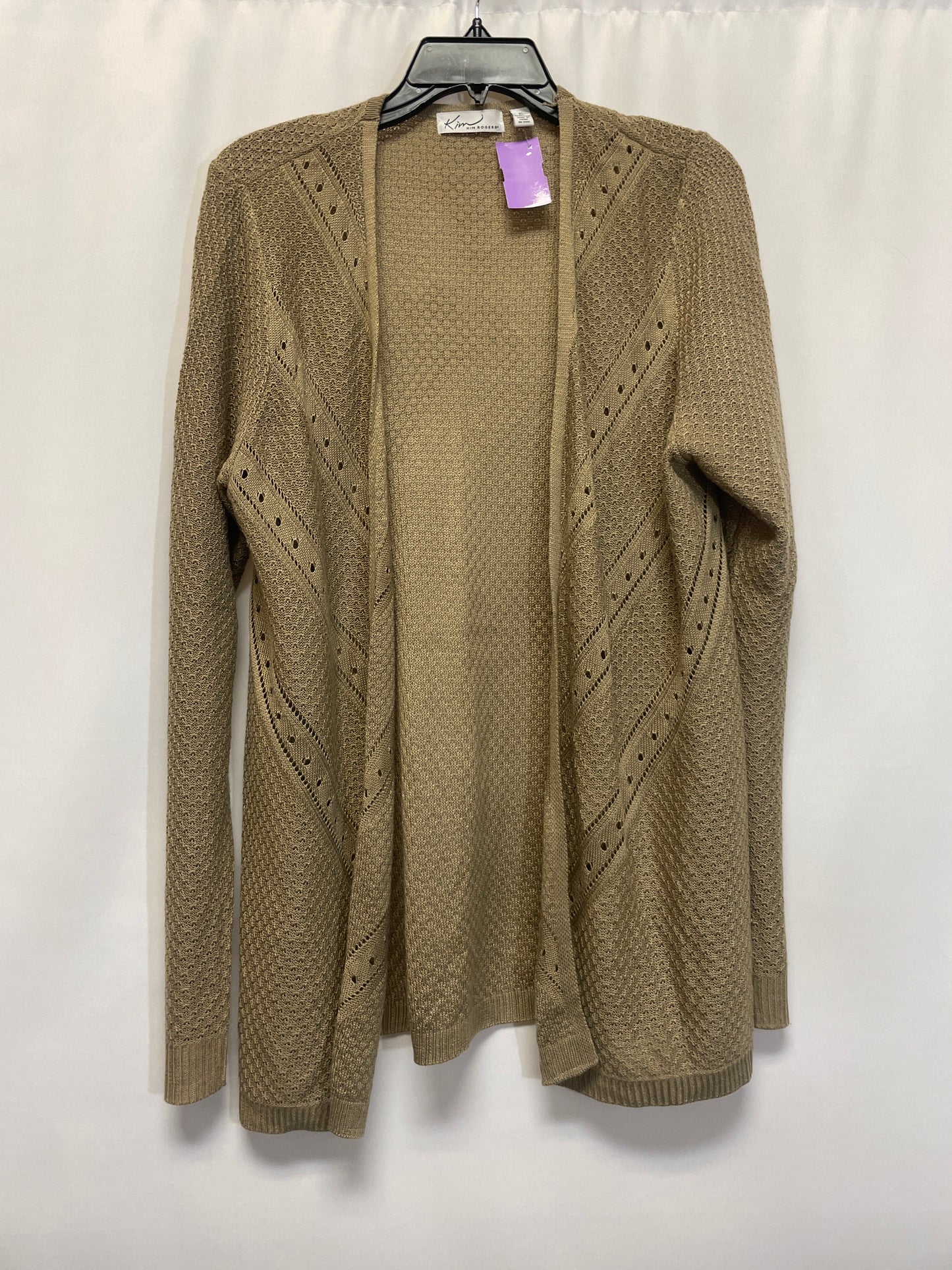 Taupe Cardigan Kim Rogers, Size Xl