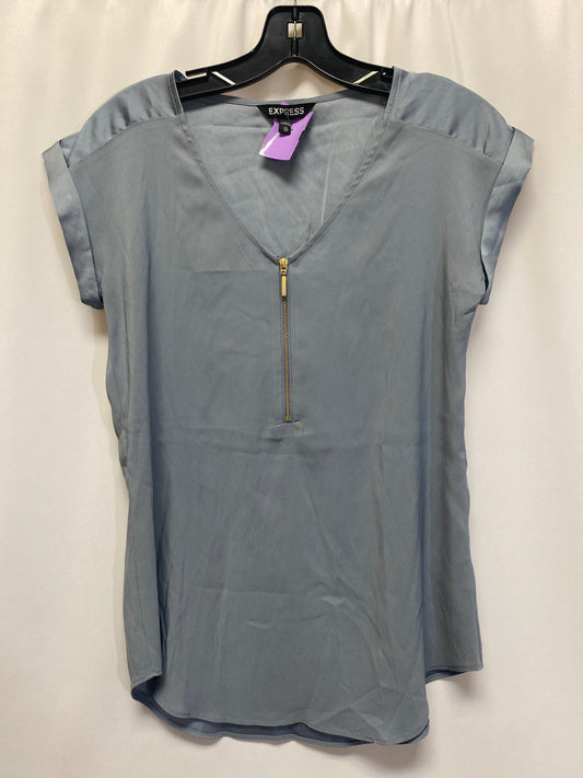 Blue Top Short Sleeve Express, Size Xs