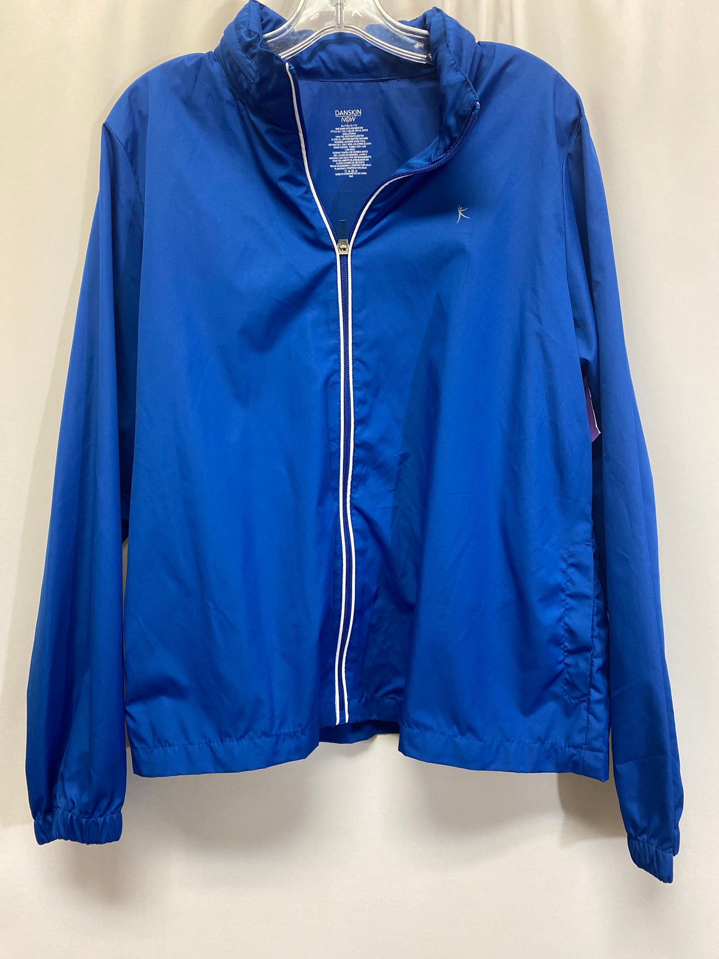 Blue Athletic Jacket Danskin Now, Size Xl