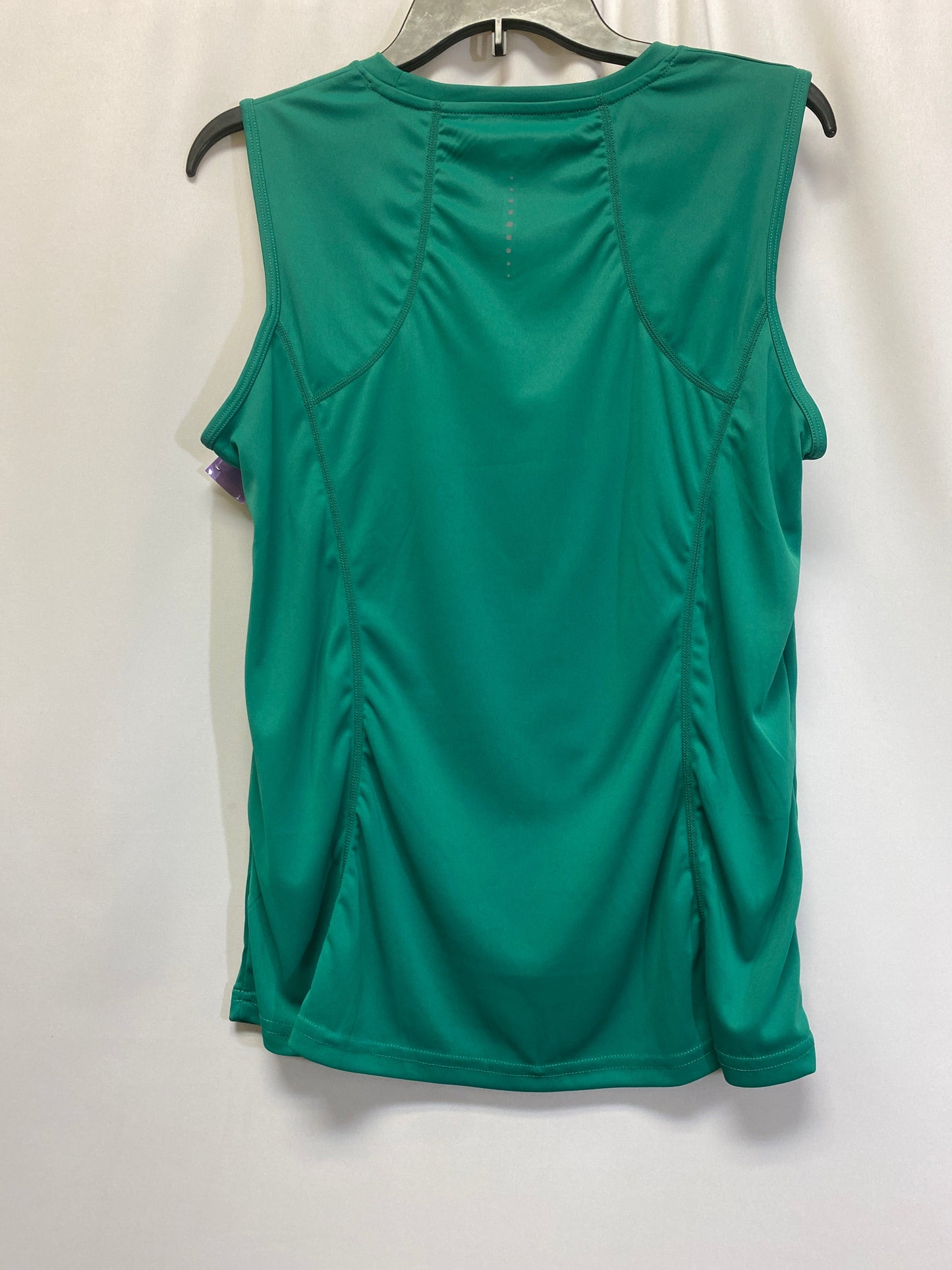 Green Athletic Top Short Sleeve Clothes Mentor, Size L