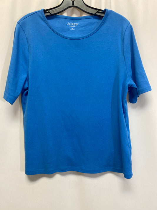 Blue Top Short Sleeve J. Crew, Size Xl