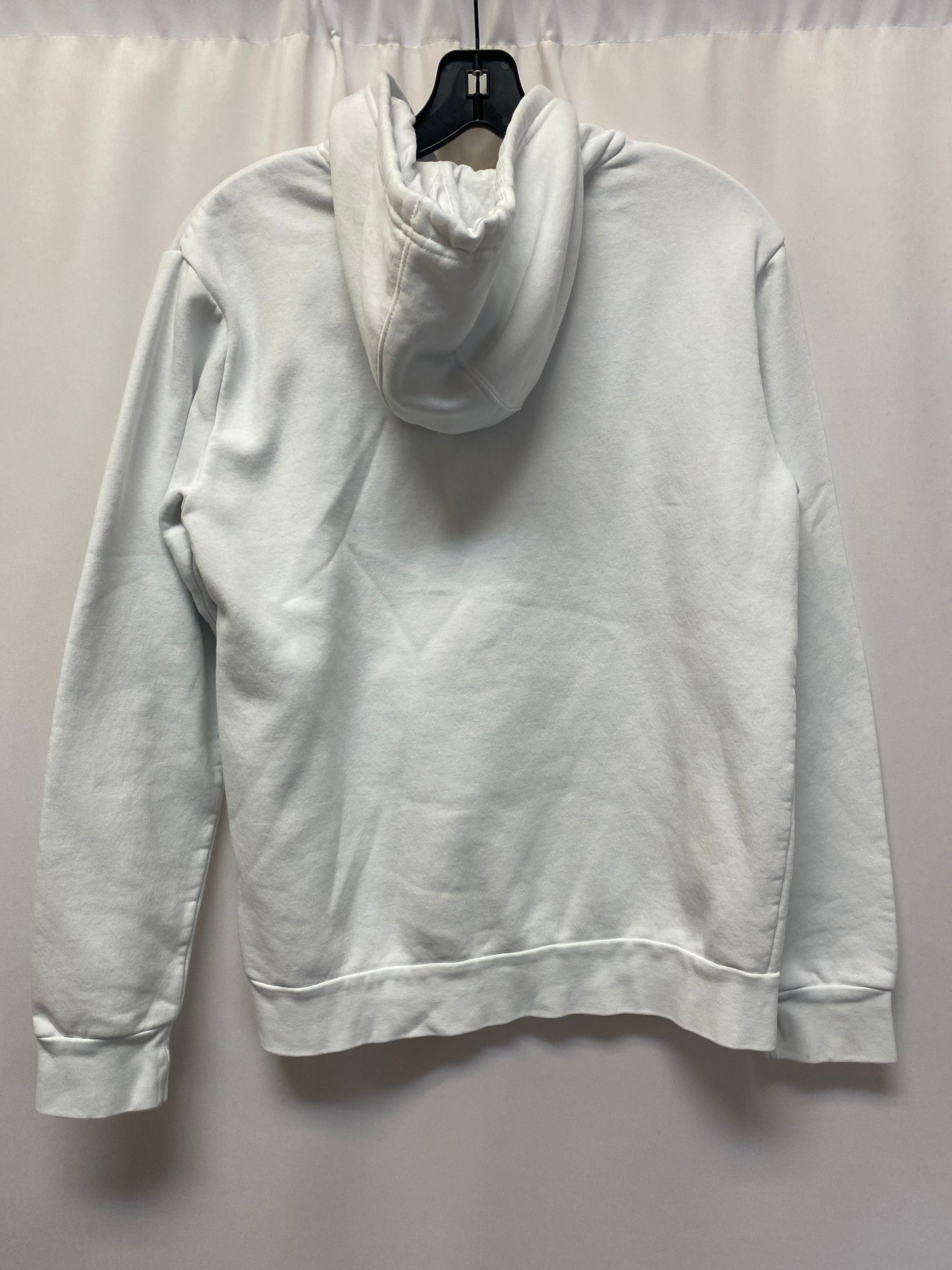 White Sweatshirt Hoodie Adidas, Size M