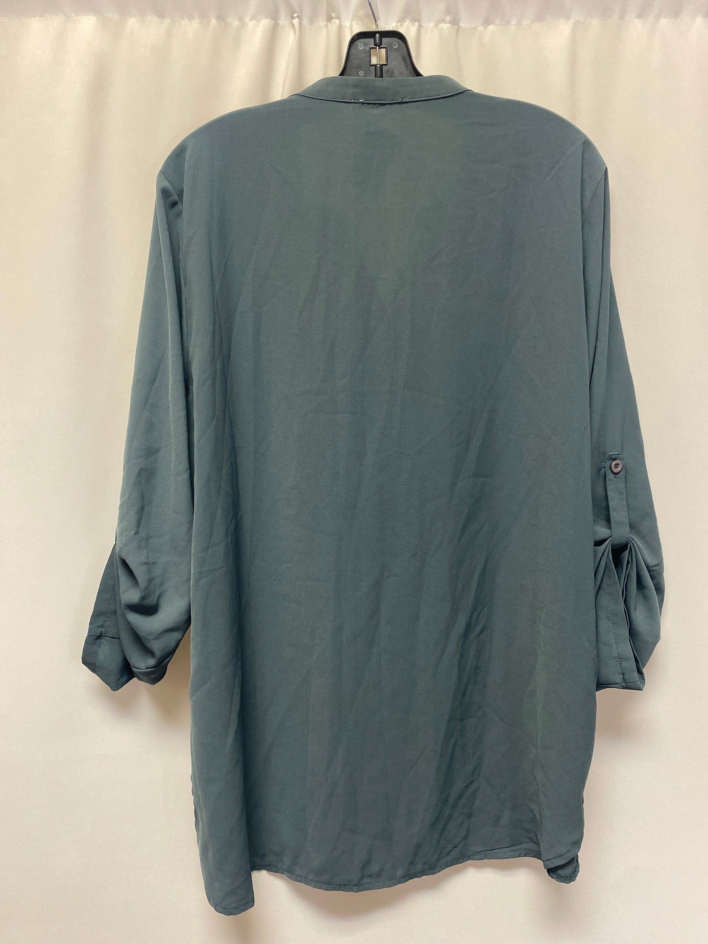 Grey Top Long Sleeve Clothes Mentor, Size Xl