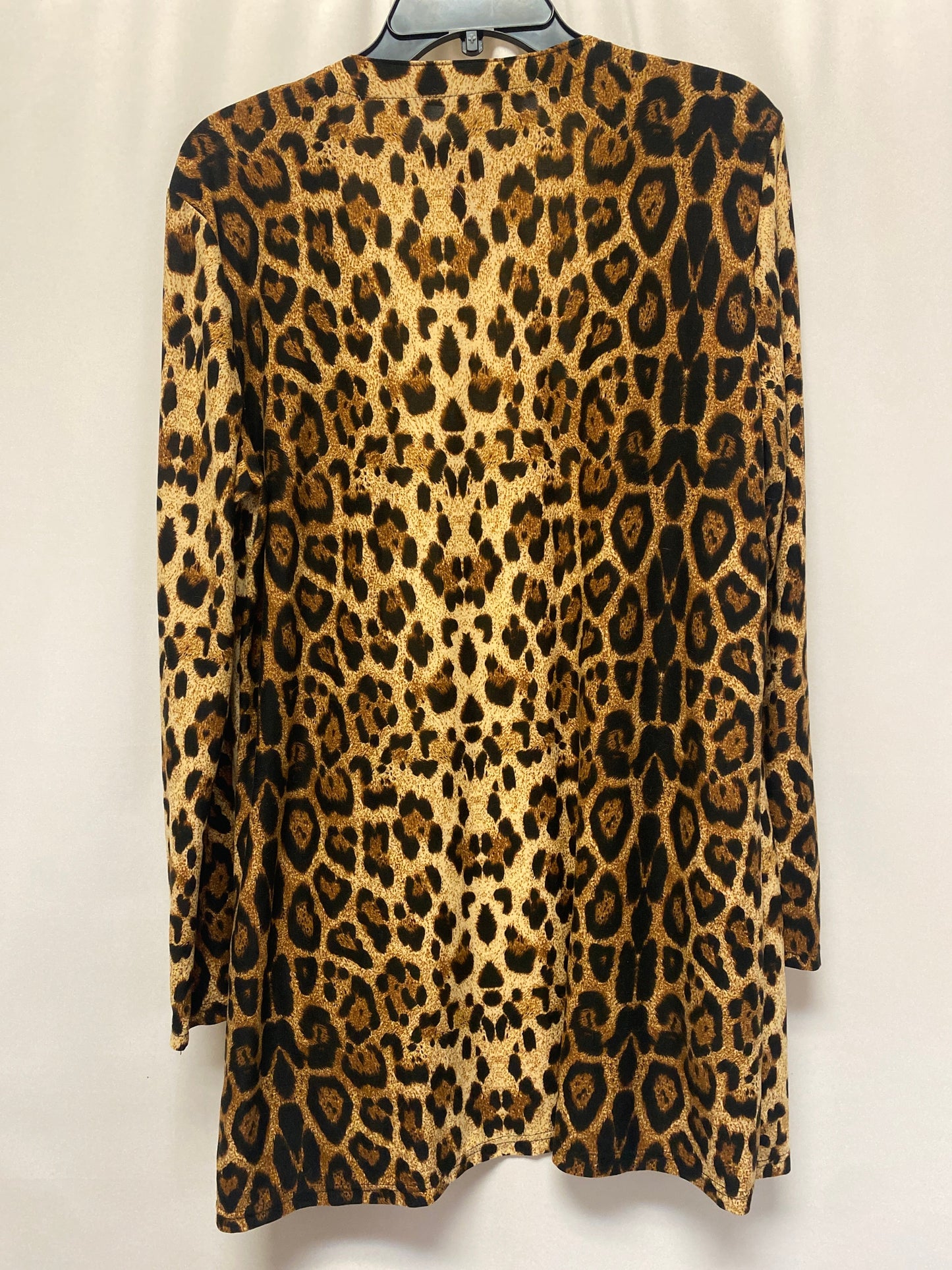 Animal Print Cardigan Clothes Mentor, Size Xl