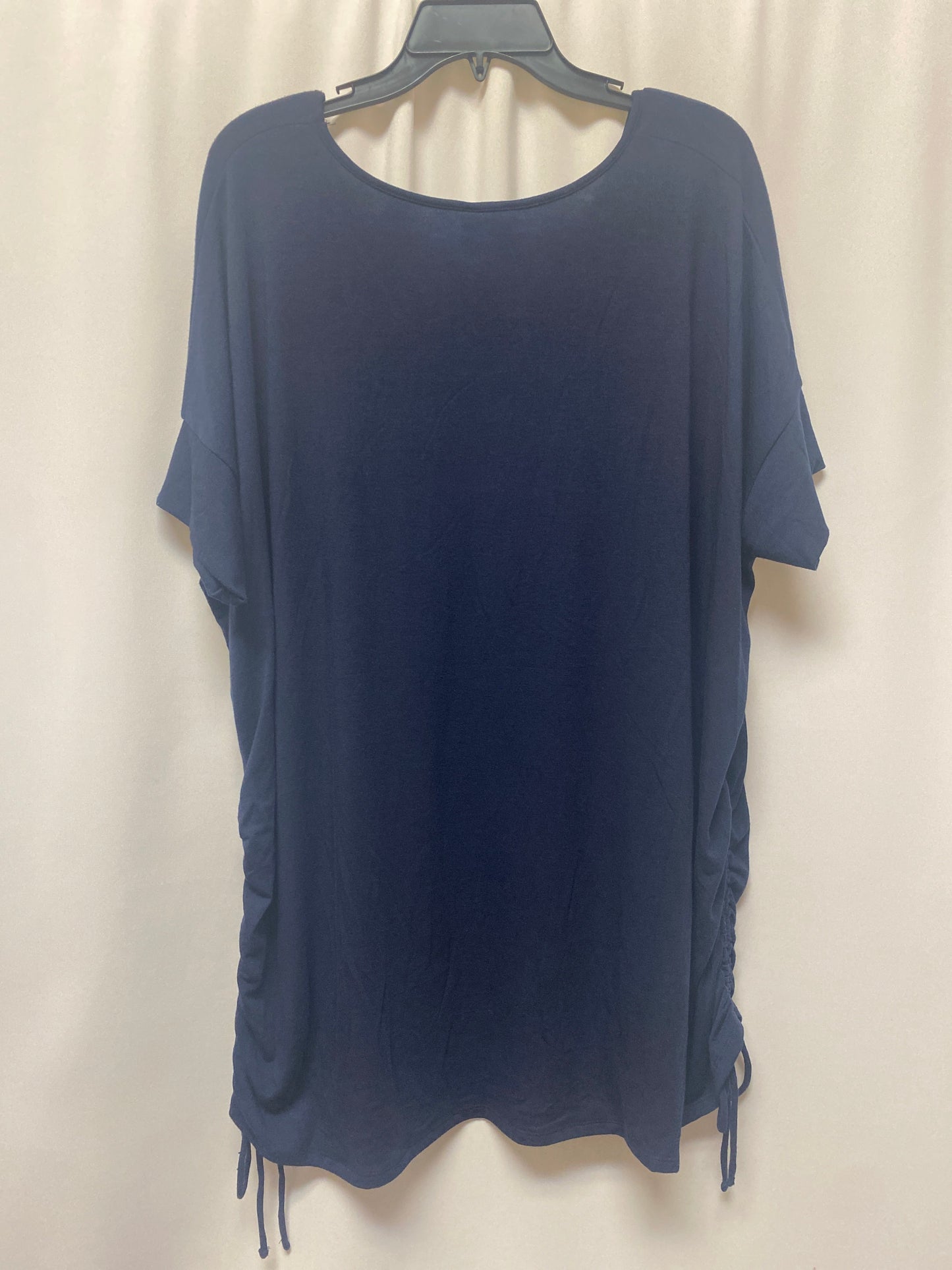 Blue Top Short Sleeve Zenana Outfitters, Size 3x