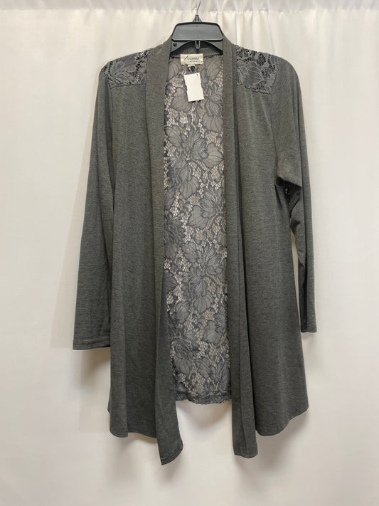 Cardigan By Arianna In Grey, Size: S