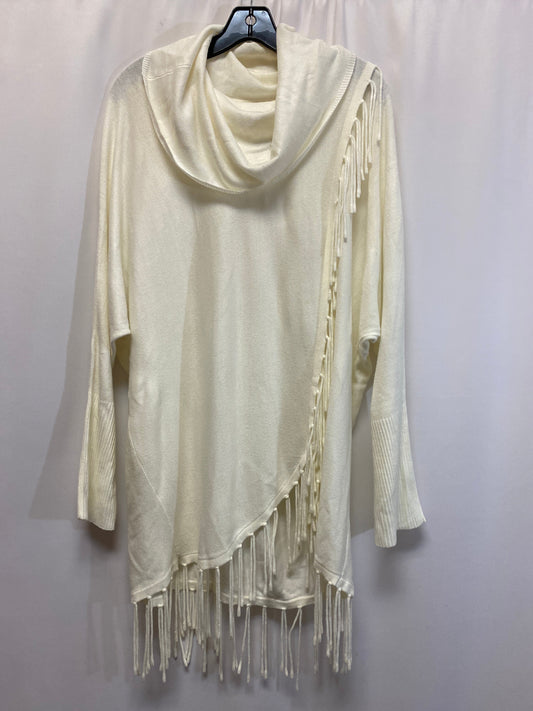 Top Long Sleeve By New Directions In Cream, Size: M