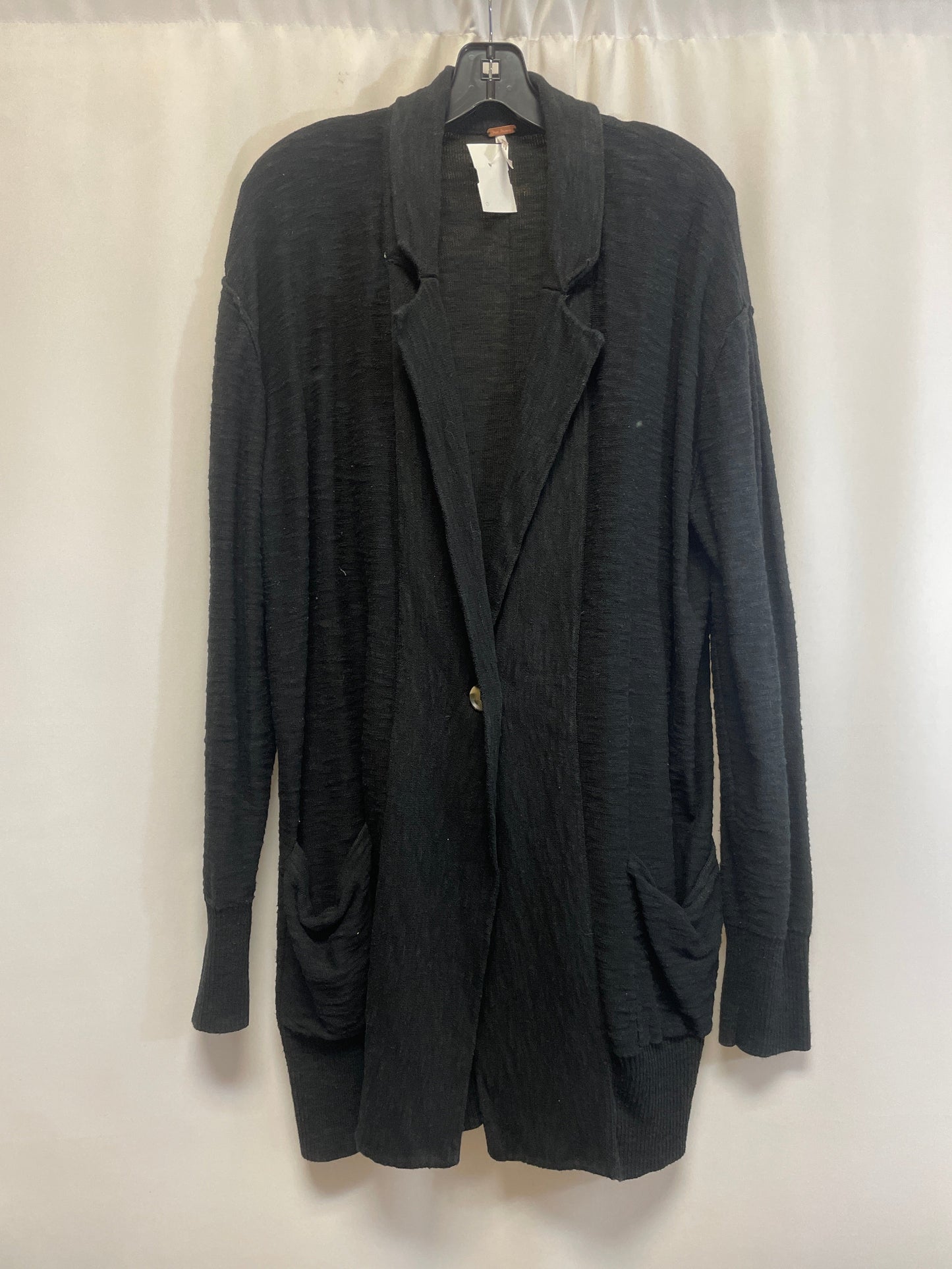 Cardigan By Free People In Black, Size: L